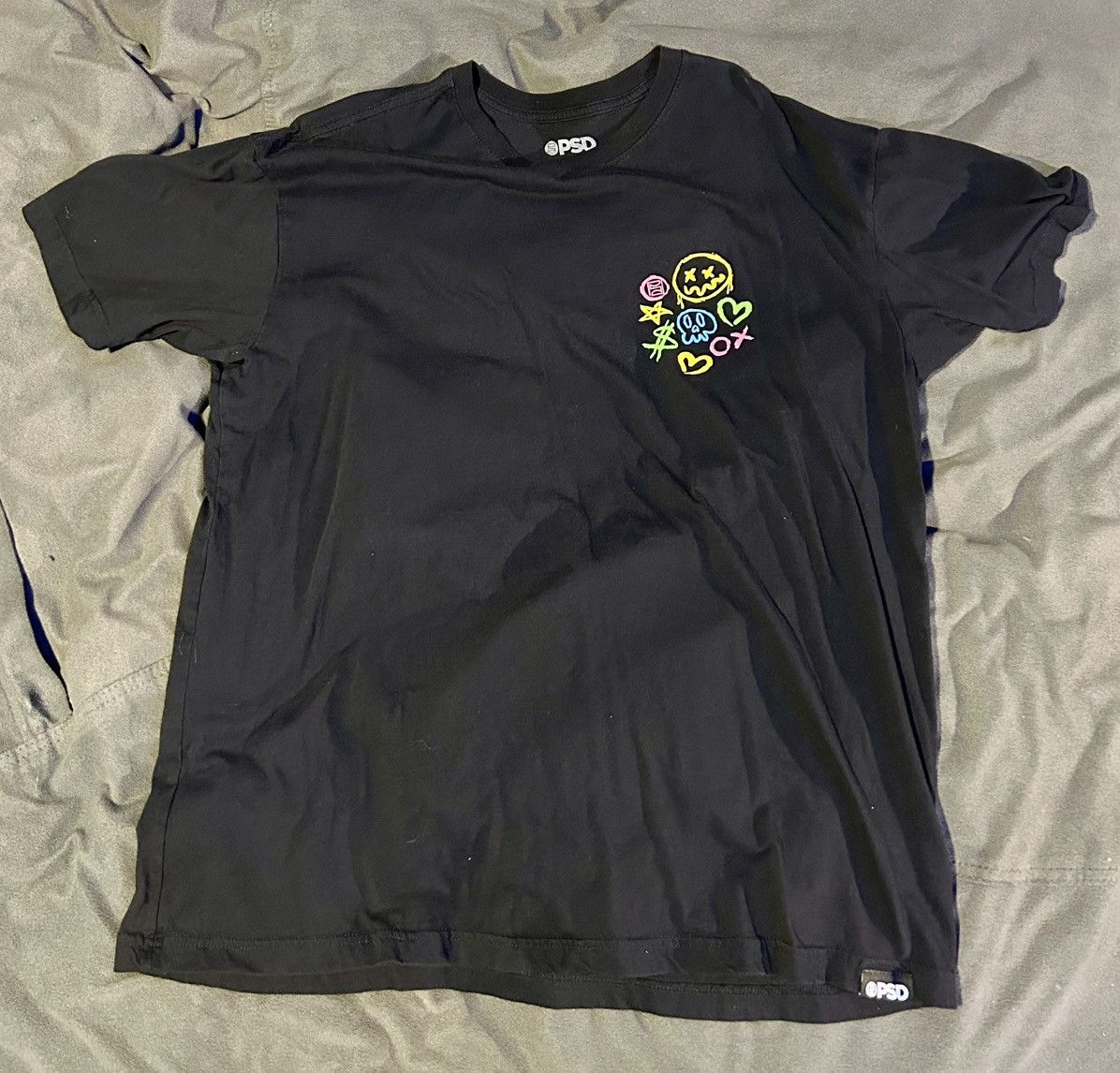 Other PSD Black Short Sleeve T-Shirt Size US XL / EU 56 / 4 - 1 Thumbnail
