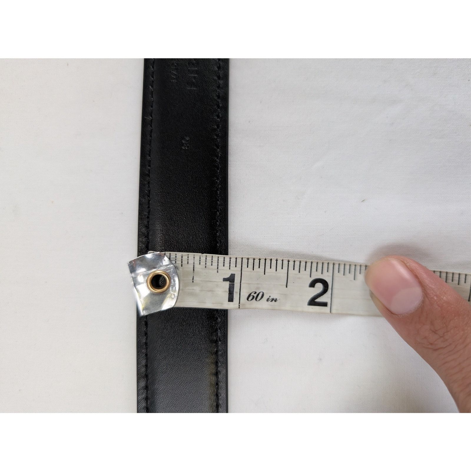 Celine o1rshd1 Size: 80 / Elegant Belt with Square Buckle Size ONE SIZE - 12 Thumbnail