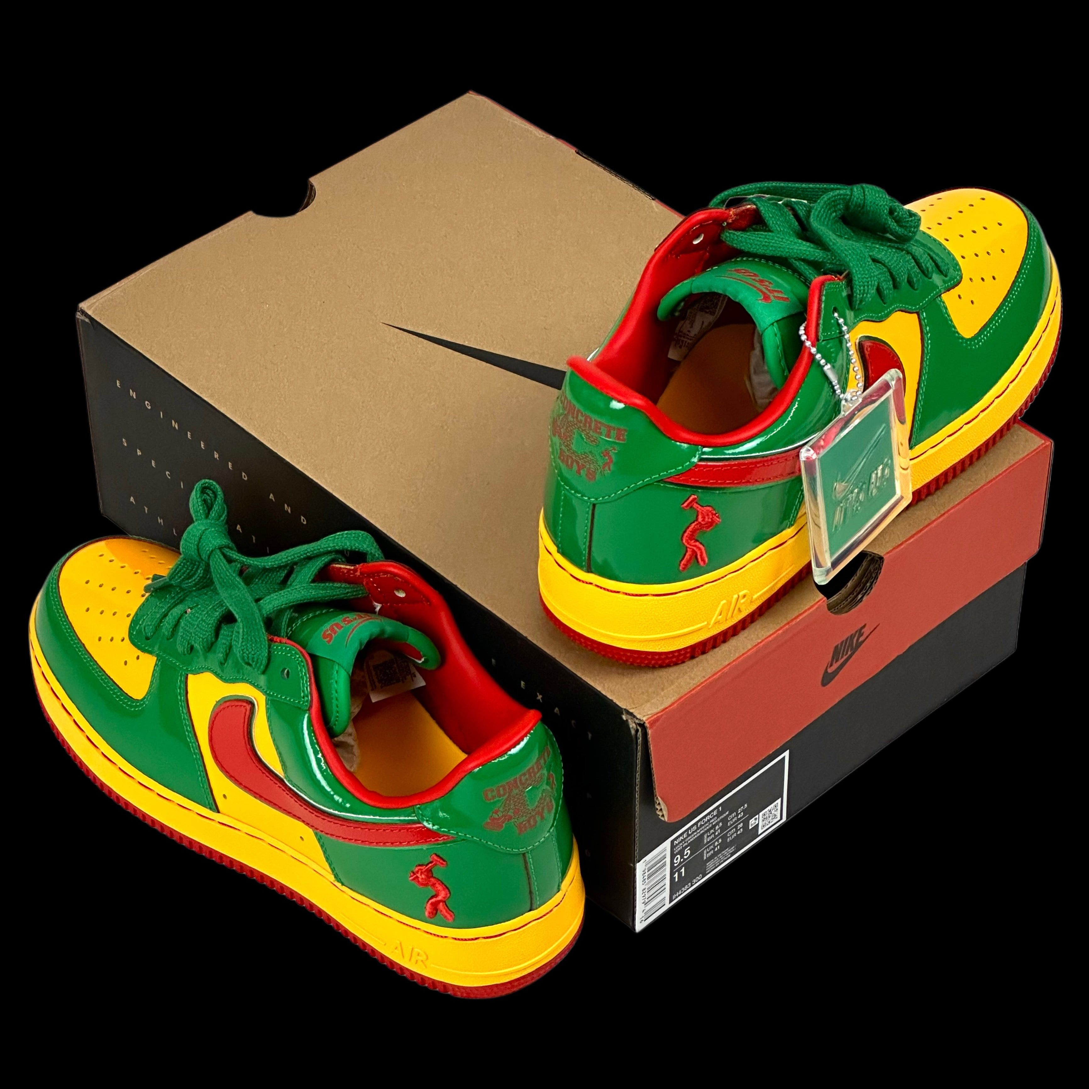Lil Yachty × Nike 2025 lil yachty // nike air force 1 rasta lucky green bape Size US 9.5 / EU 42-43 - 1 Thumbnail