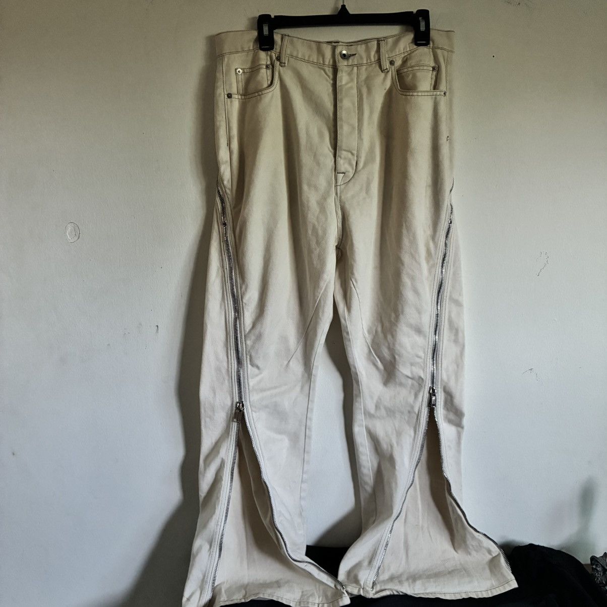 Rick Owens Drkshdw Rick owens drkshdw FOG natural banana bolan cuts Size US 33 - 1 Thumbnail