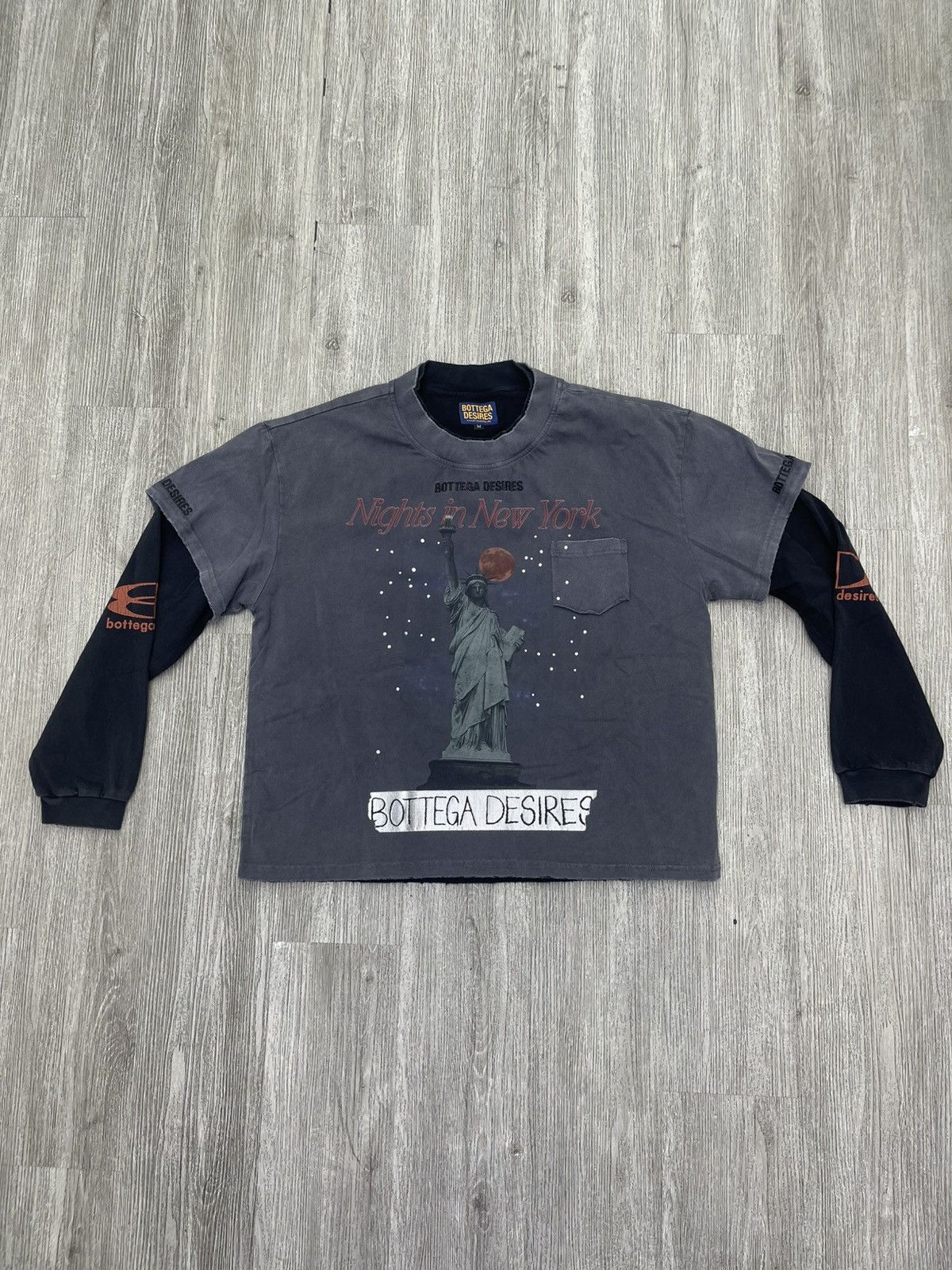 Bottega Desires Bottega Desires longsleeve black/grey Size US M / EU 48-50 / 2 - 1 Thumbnail