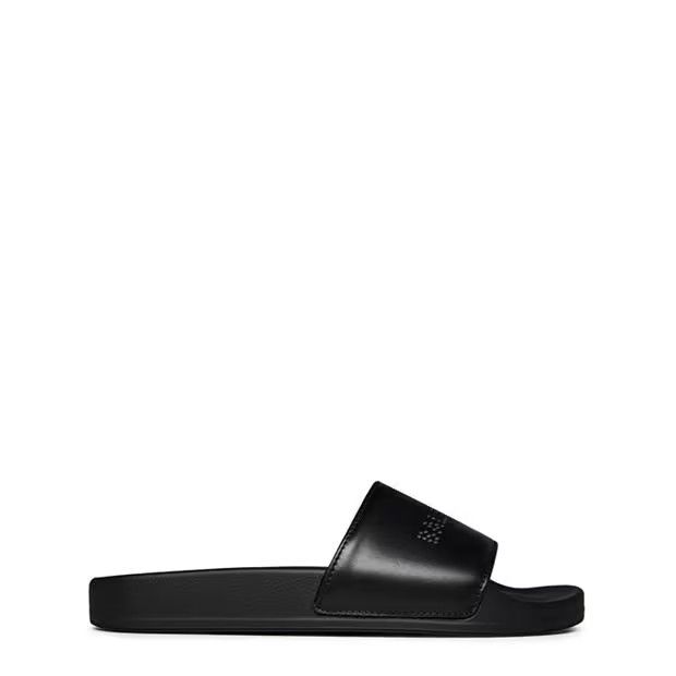 Balenciaga o1g2r1mq0924 Strass Pool Slide Sandals in Black Size US 8 / IT 38 - 1 Thumbnail