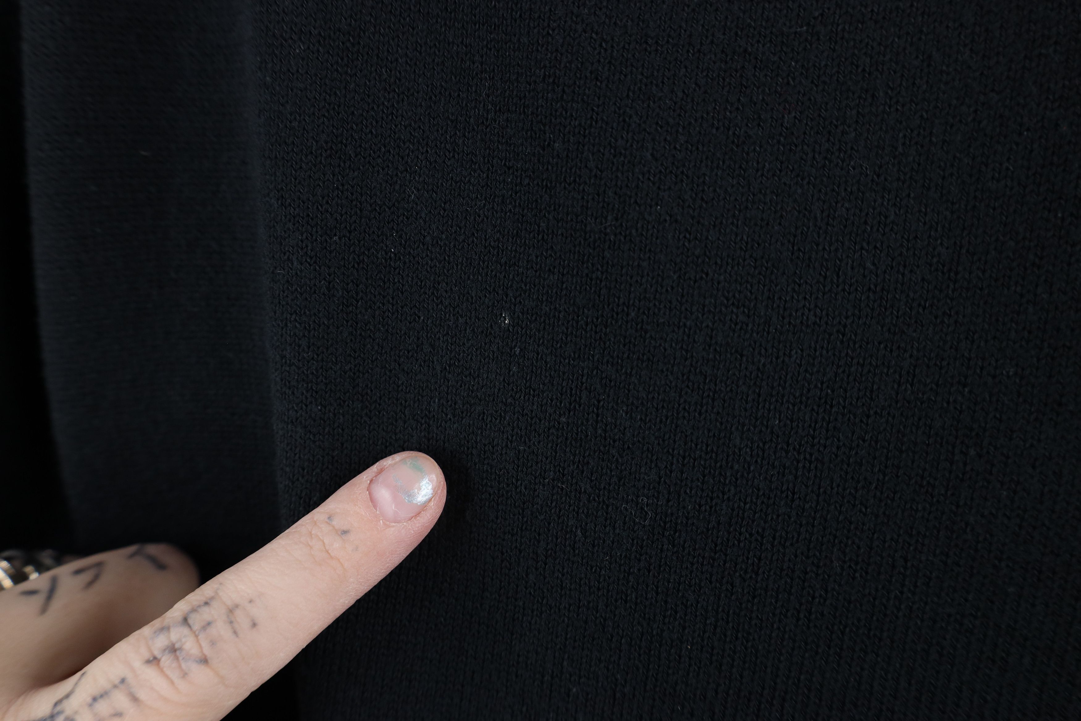 Vintage Vintage 90s Streetwear Blend Knit Mock Neck Sweater Black Size US XL / EU 56 / 4 - 4 Thumbnail