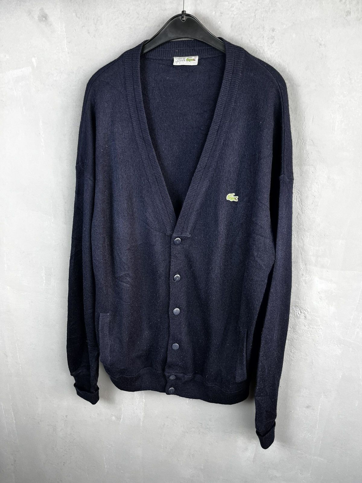 Lacoste × Vintage Lacoste cardigan vintage Size US L / EU 52-54 / 3 - 1 Thumbnail