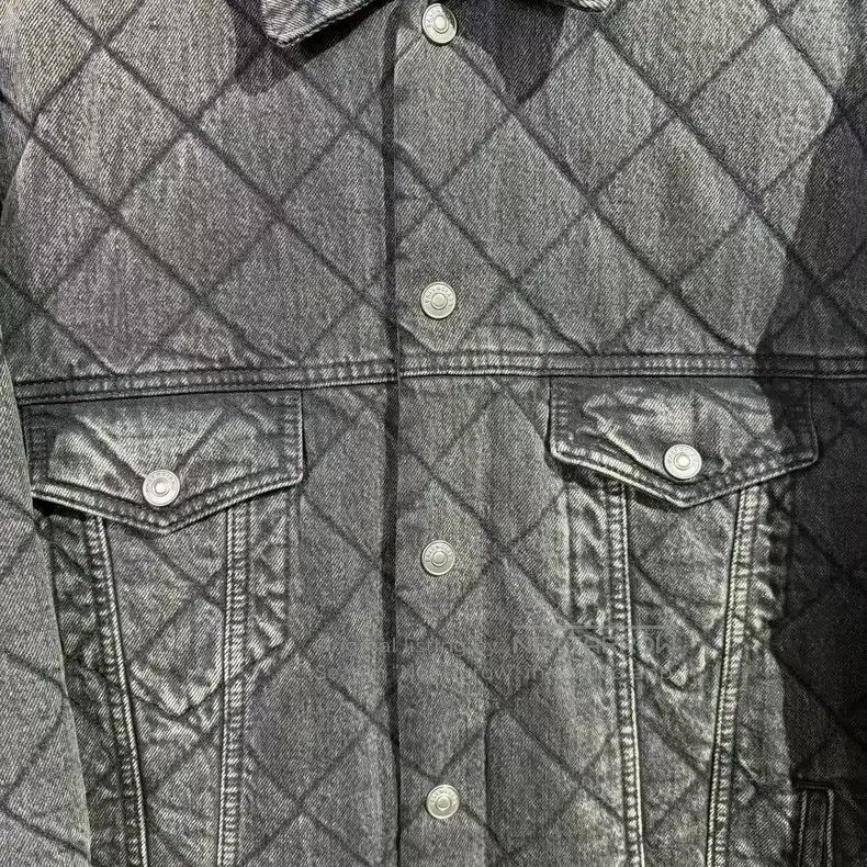 Balenciaga Balenciaga Denim Plaid Cotton Jacket Size XS / US 0-2 / IT 36-38 - 3 Thumbnail