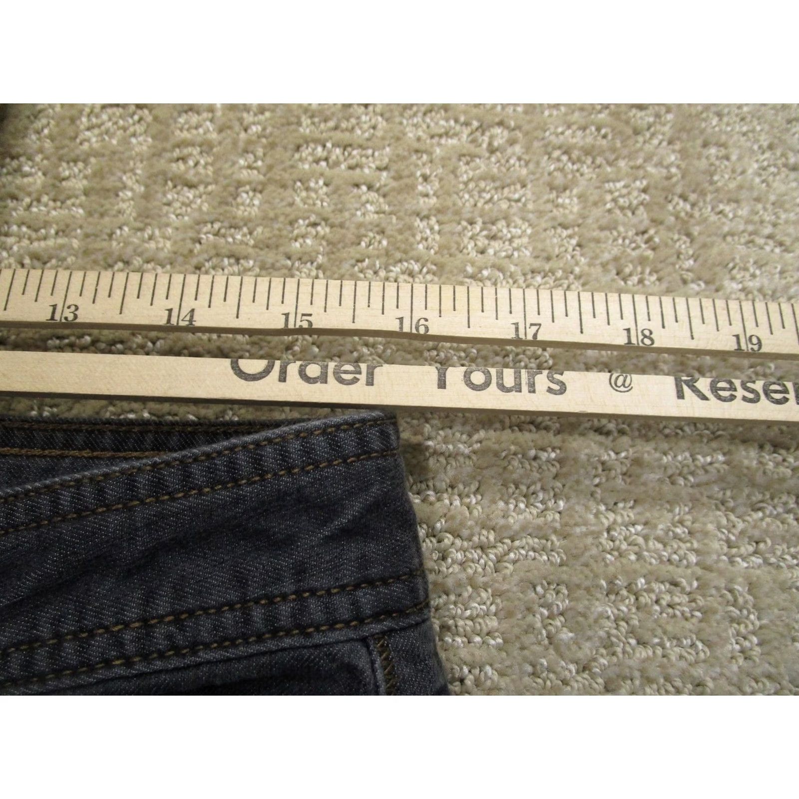 Prana prAna Jeans Slim Mens 32x32 Gray Straight Denim Cotton Polyester 5-Pocket Regular Zip Closure Slim Fit Classic Modern Preppy Style Boys? Size US 32 / EU 48 - 5 Thumbnail