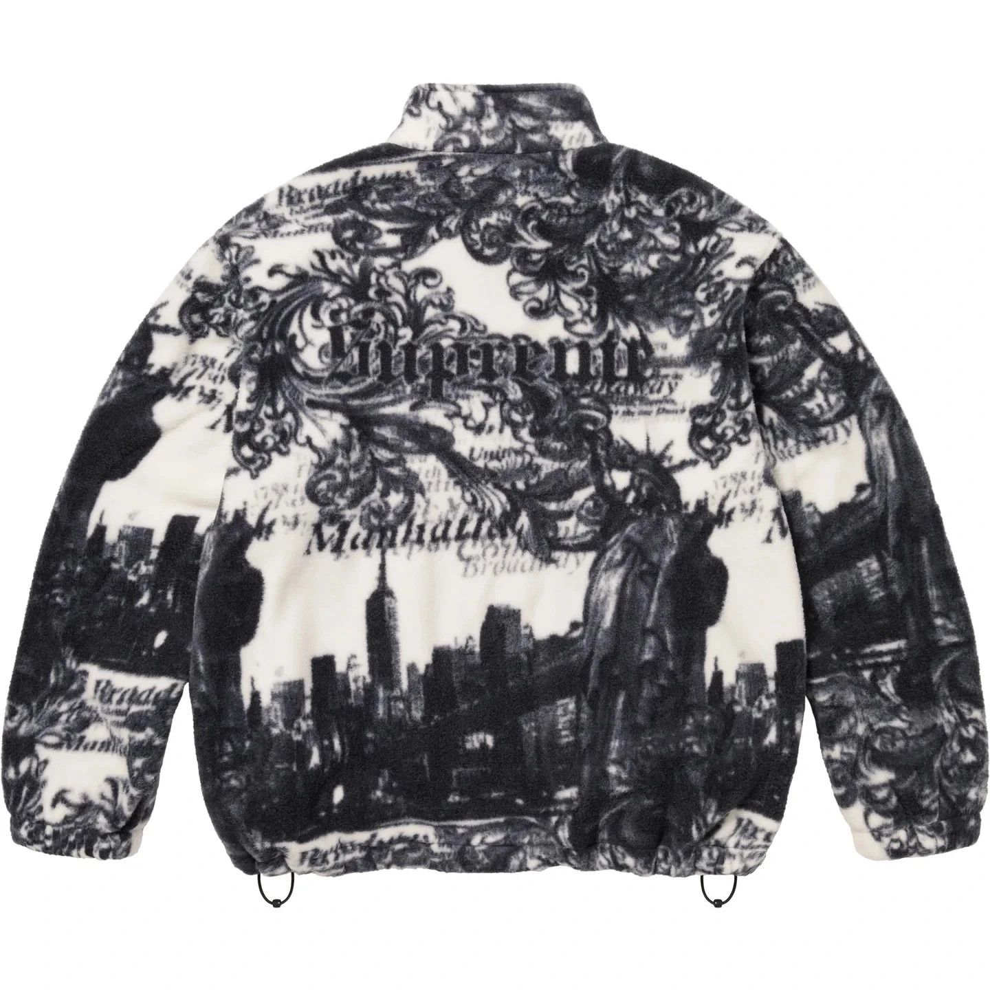 Supreme Supreme FW25 New York Fleece Jacket Black Size Small New Size US S / EU 44-46 / 1 - 2 Thumbnail