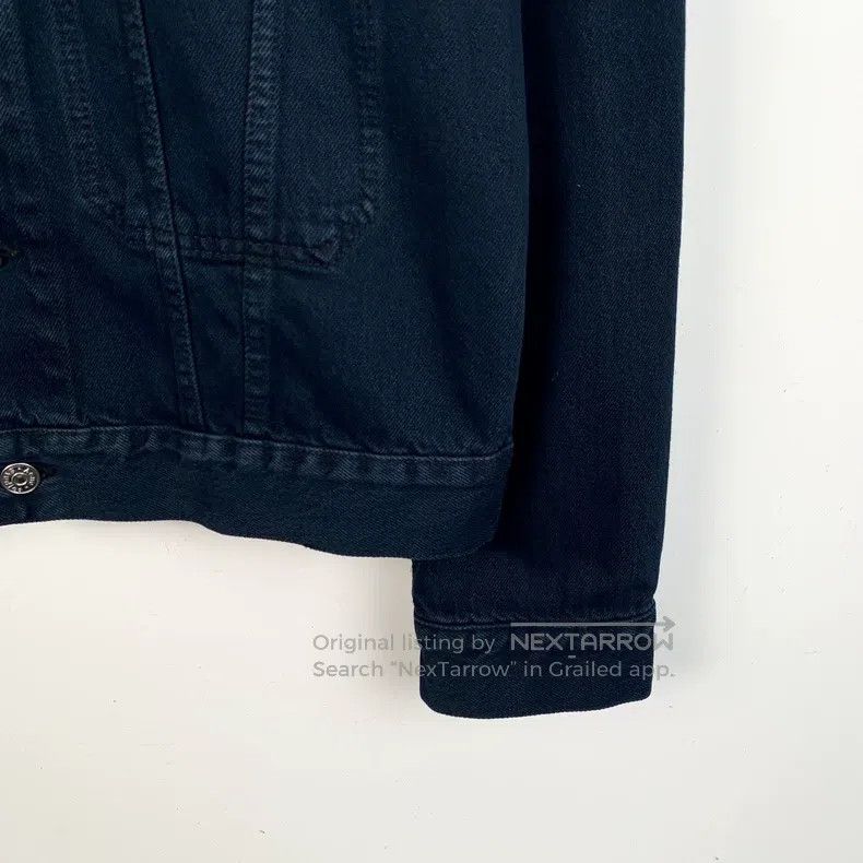 Acne Studios Acne Studios Dark Blue Cotton Lapel Long Sleeve Denim Jack Size US M / EU 48-50 / 2 - 4 Thumbnail
