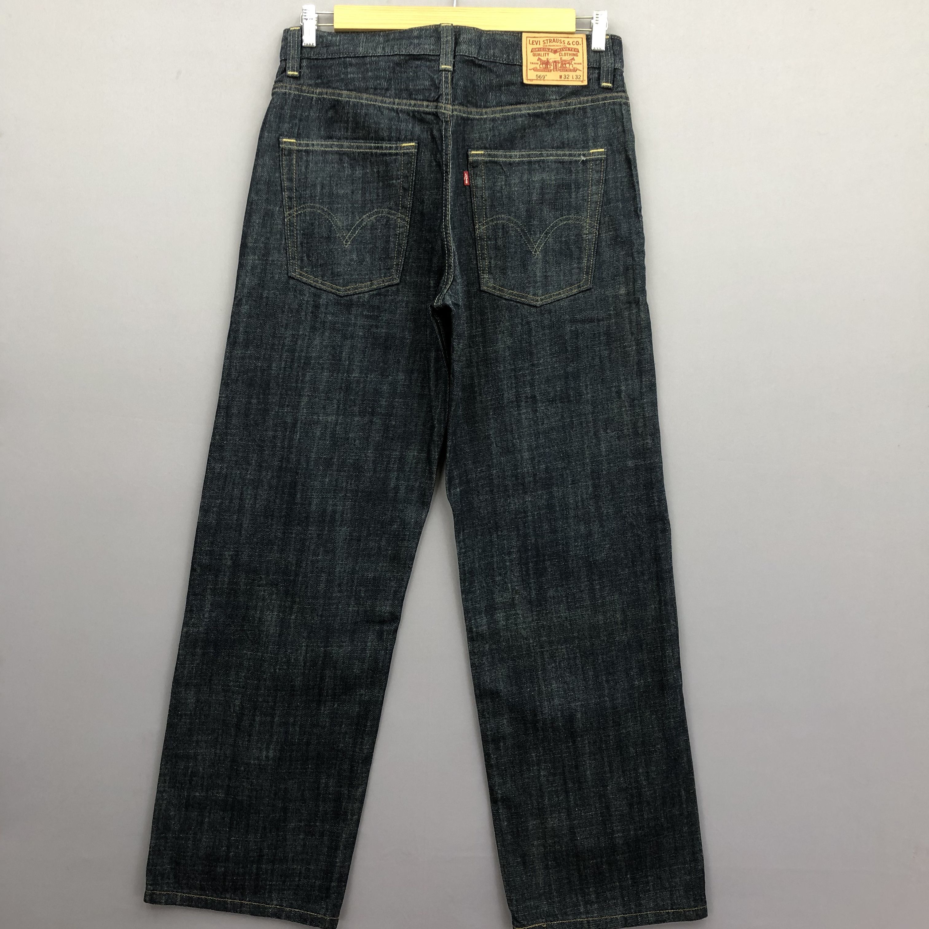 Levi's Vintage Levis 569 Baggy Jeans Skater Levi's Blue Loose Denim Size US 34 / EU 50 - 2 Thumbnail