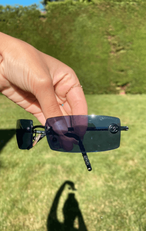 Chanel CHANEL Sunglasses 4047 Rimless Rhinestone 4017 Shields Size ONE SIZE - 1 Thumbnail