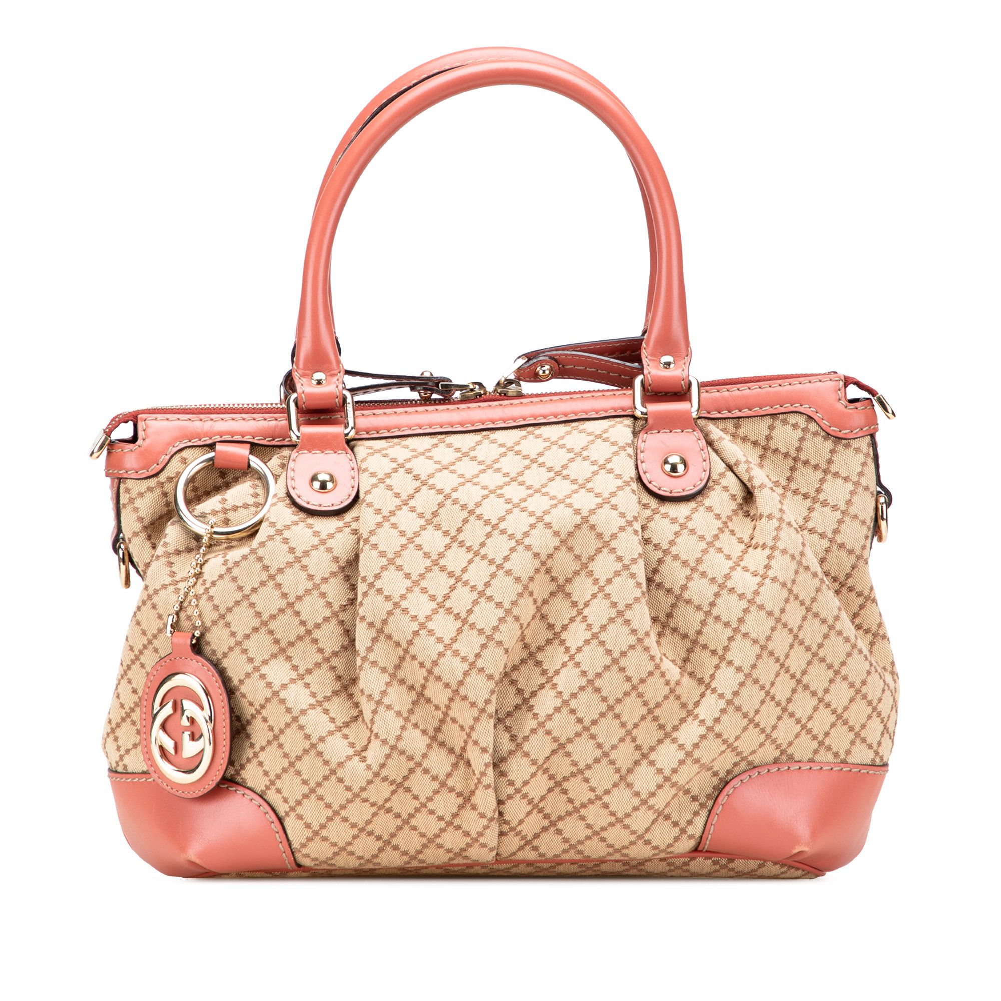 Gucci Gucci Diamante Canvas Sukey Satchel Size ONE SIZE - 1 Thumbnail