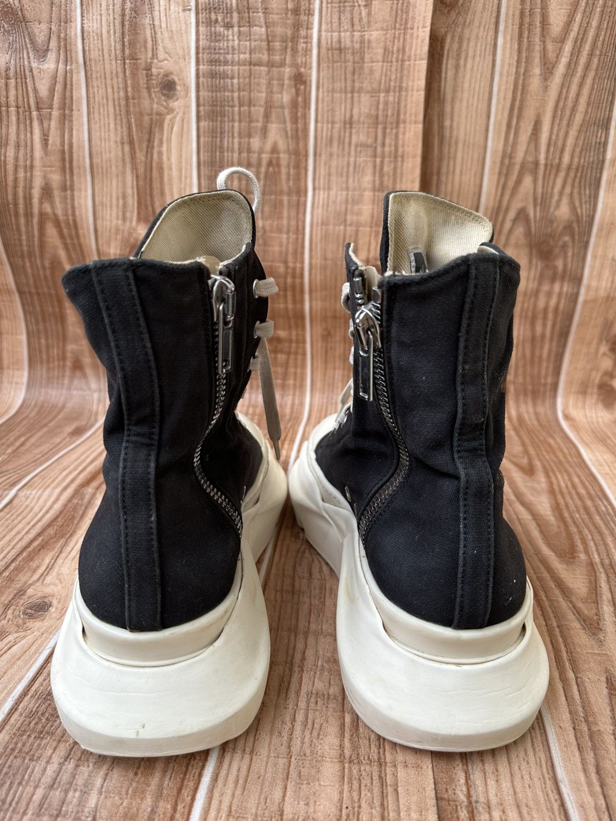 Rick Owens Drkshdw Rick Owens Drkshdw Abstract Pentagram Ramones Black Milk Size US 7.5 / EU 40-41 - 16 Thumbnail