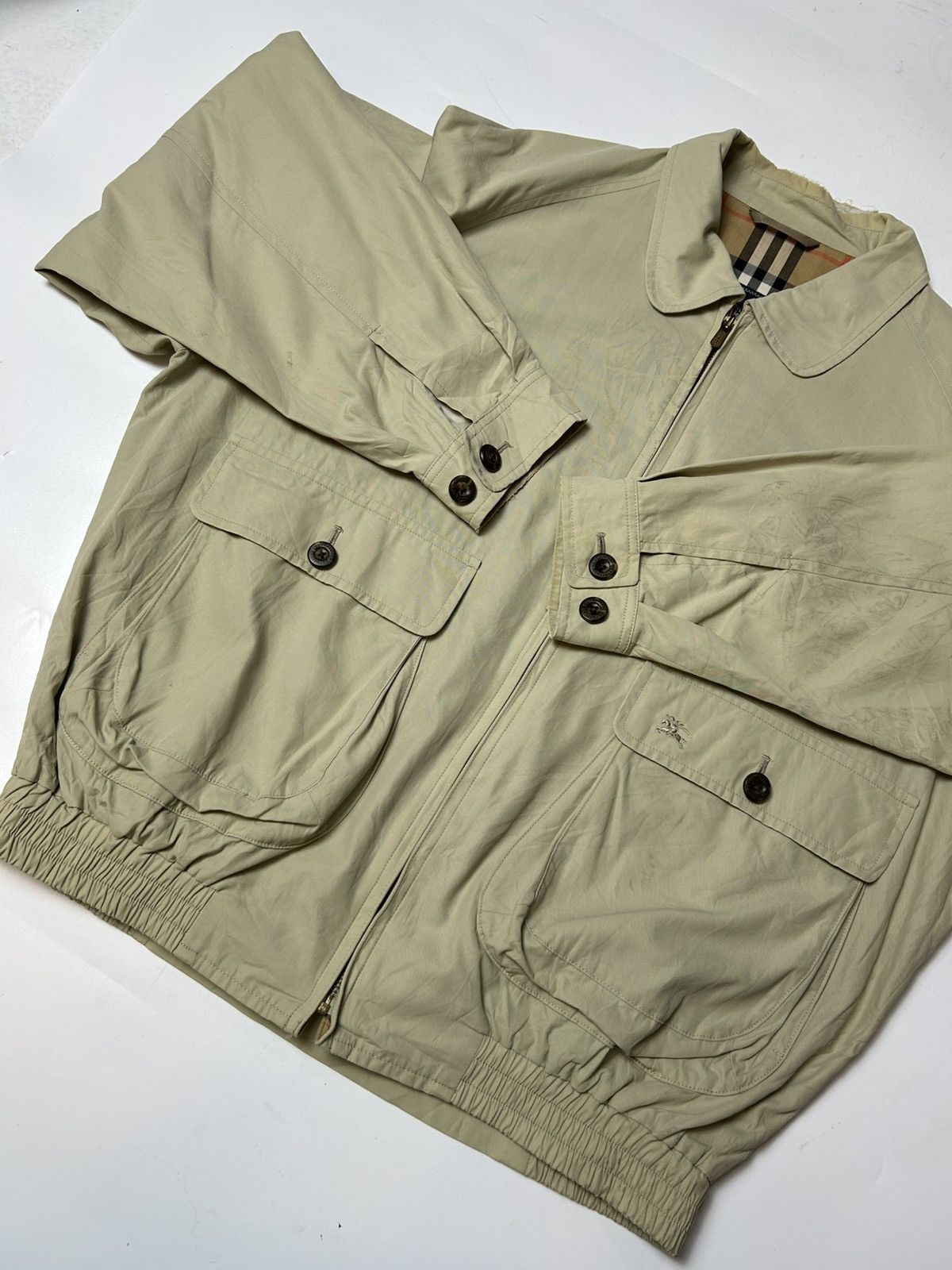 Burberry × Burberry Prorsum × Designer BURBERRY NOVA CHECK WORK JACKET Size US L / EU 52-54 / 3 - 2 Thumbnail