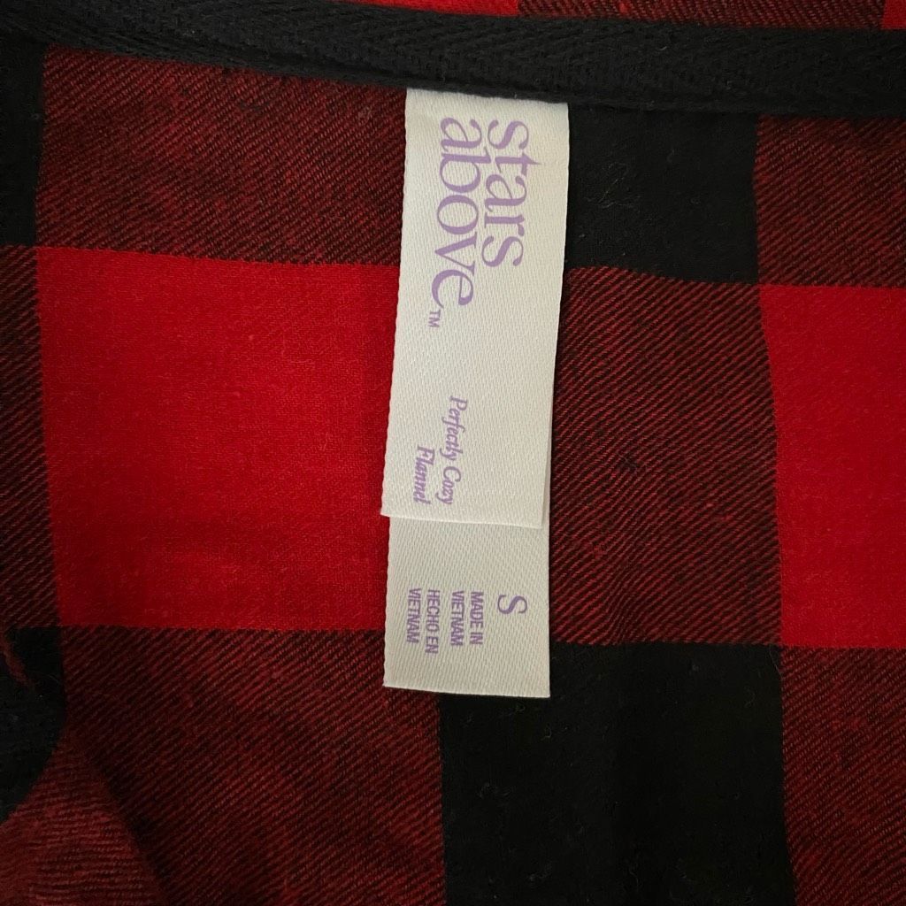 Other Stars Above women S perfectly cozy flannel Pajama set plaid Size ONE SIZE - 4 Thumbnail