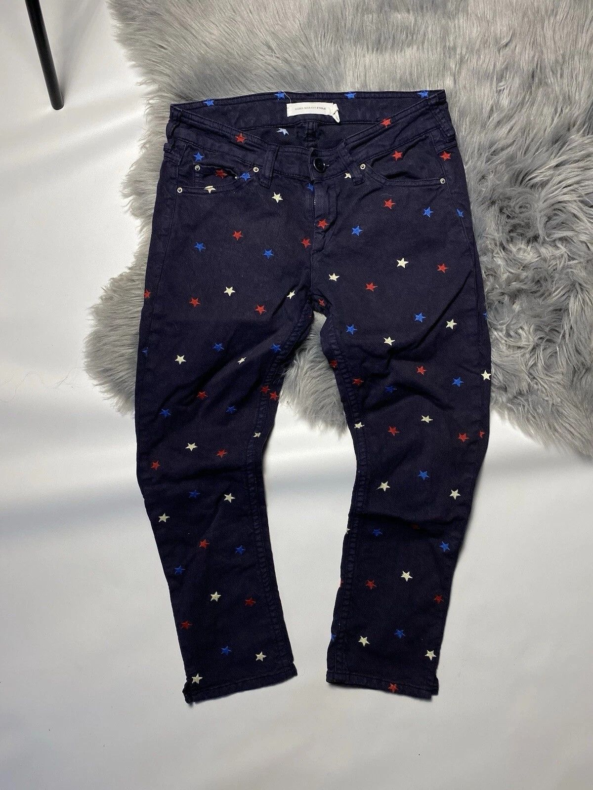 Isabel Marant Etoile Isabel Marant ÉTOILE Crop Star Embroidered Pants 38 Size 38" / US 16 / IT 52 - 1 Thumbnail