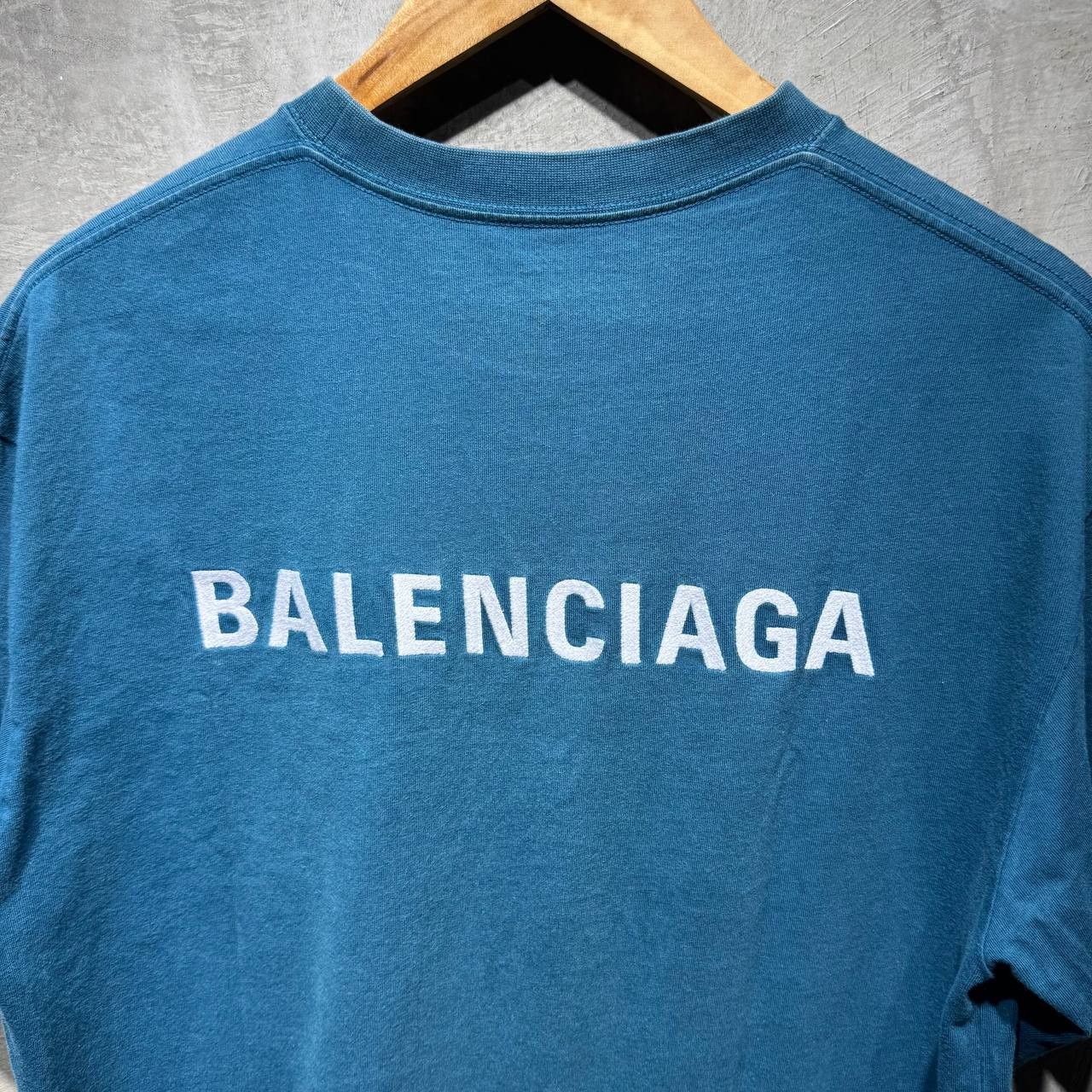 Balenciaga Balenciaga Spell out logo embroidered tee Size US M / EU 48-50 / 2 - 2 Thumbnail