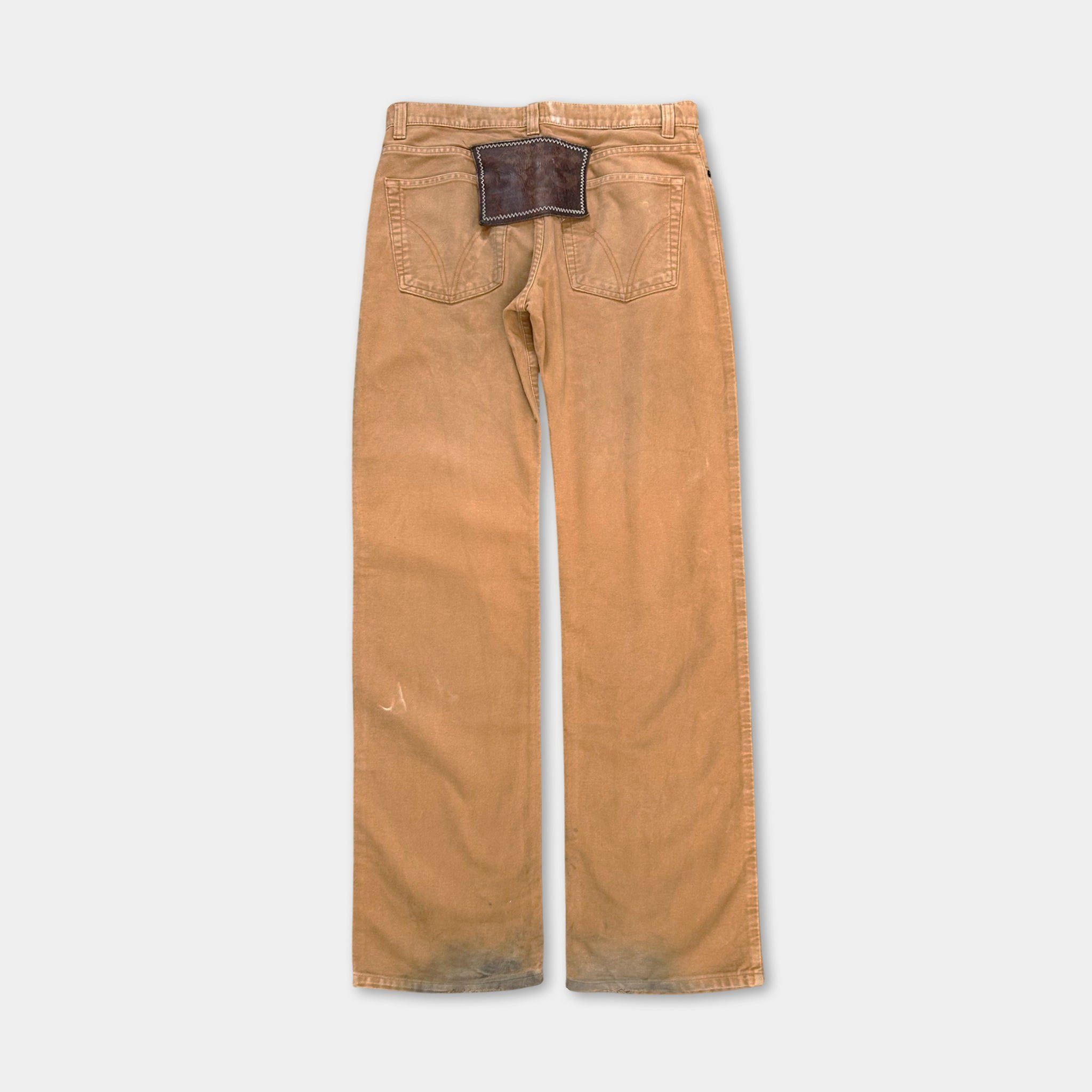 Dolce & Gabbana Dolce & Gabbana Beige Vintage Baggy Pants Size US 30 / EU 46 - 5 Thumbnail