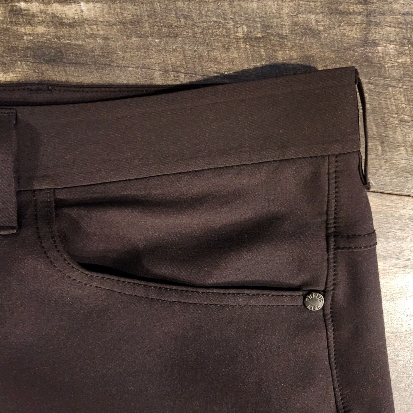 Vintage Public Rec Pants 2.0 Black Chino Men 36x32 All Day Everyday Performance Pants Mens Regular Waist 36 Inseam 32 Black Mens Size US 36 / EU 52 - 6 Thumbnail