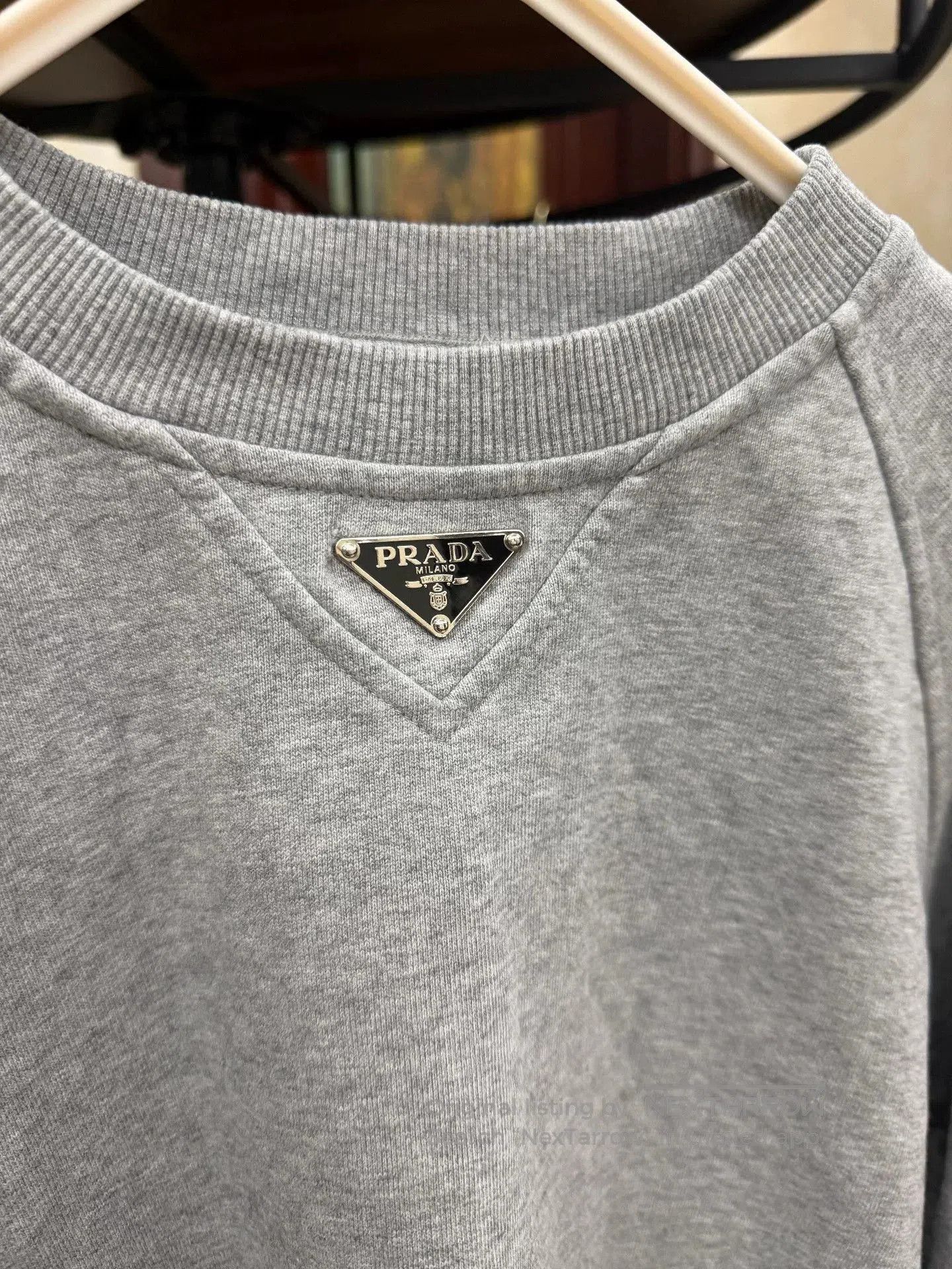 Prada PRADA Logo Crewneck Long-Sleeve Sweatshirt. Size US M / EU 48-50 / 2 - 2 Thumbnail