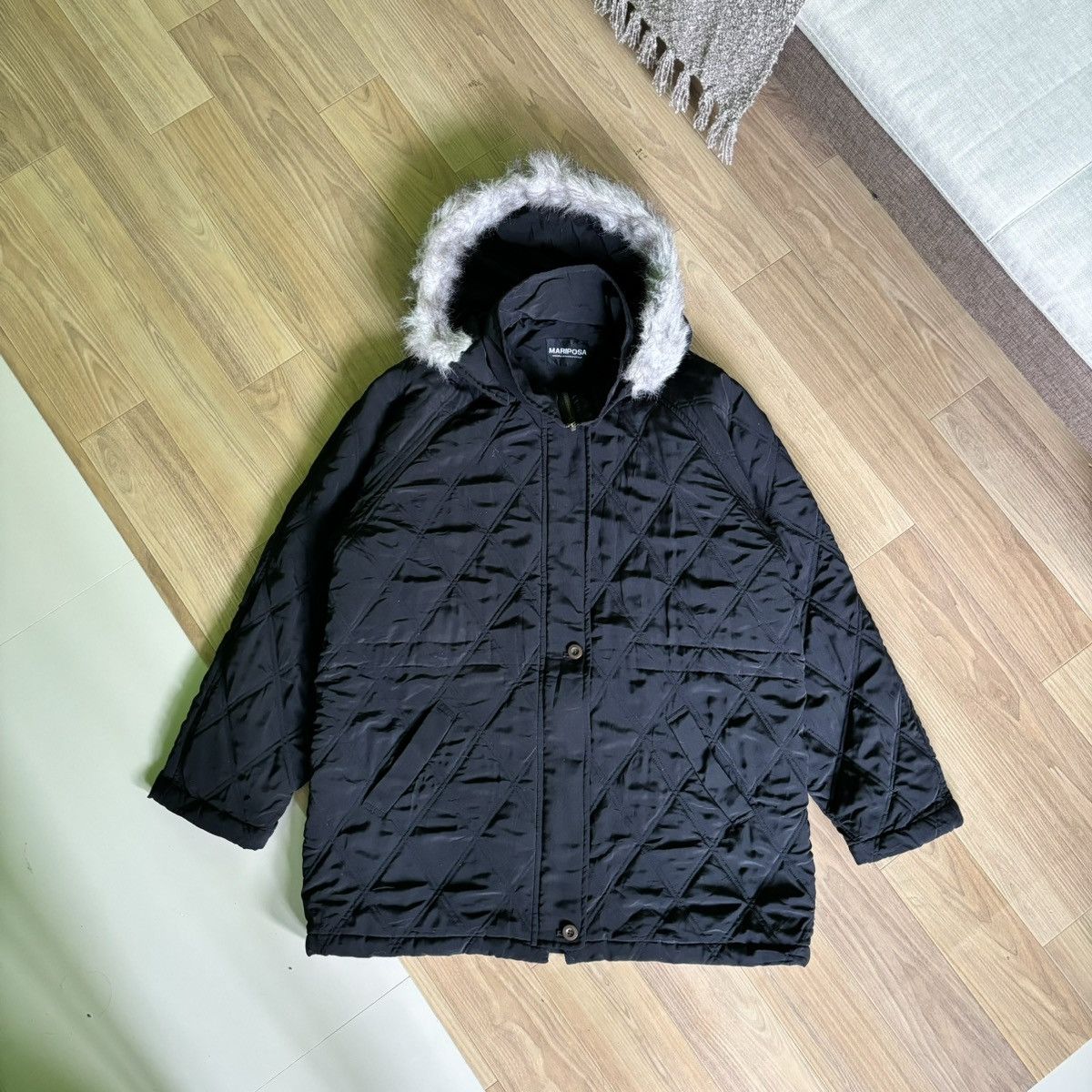 If Six Was Nine × Japanese Brand × Le Grande Bleu (L.G.B.) Inspired issey miyake LGB Style fur jacket vintage Size US XL / EU 56 / 4 - 1 Thumbnail