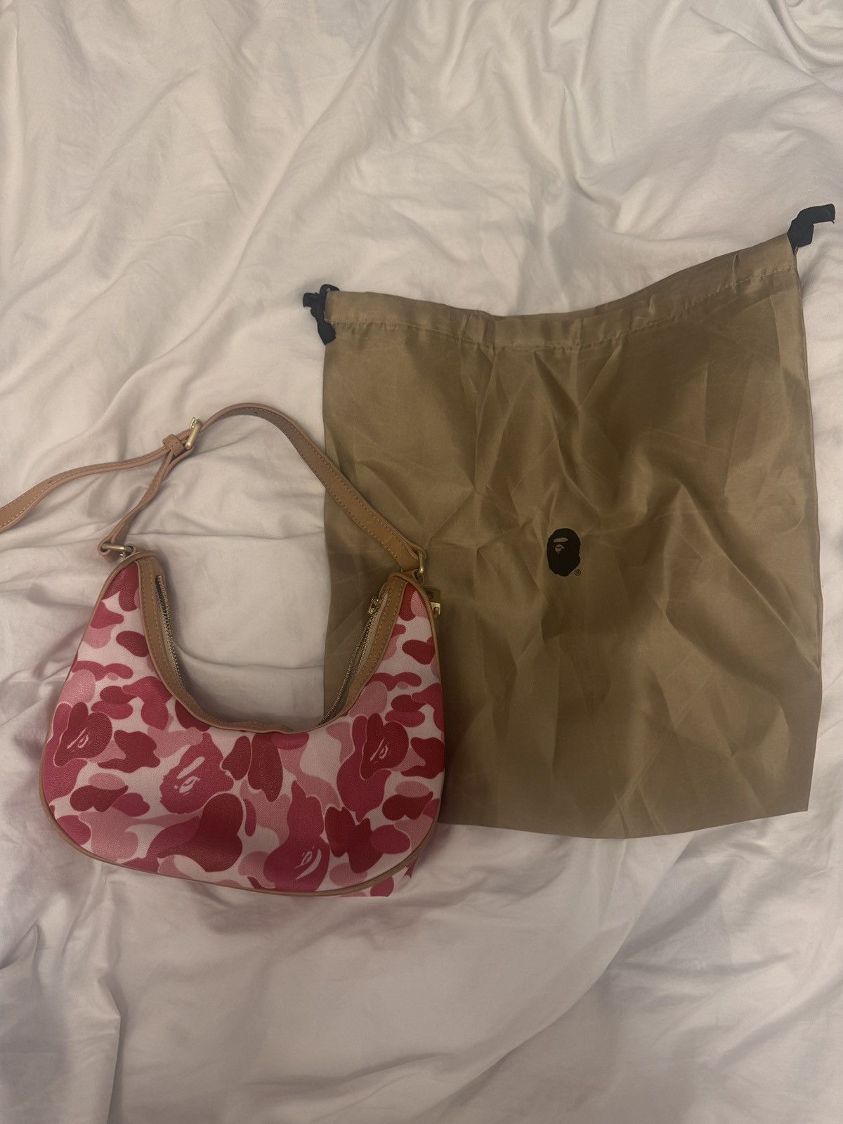 Bape Bape ss25 pink camo shoulder bag Size ONE SIZE - 2 Thumbnail