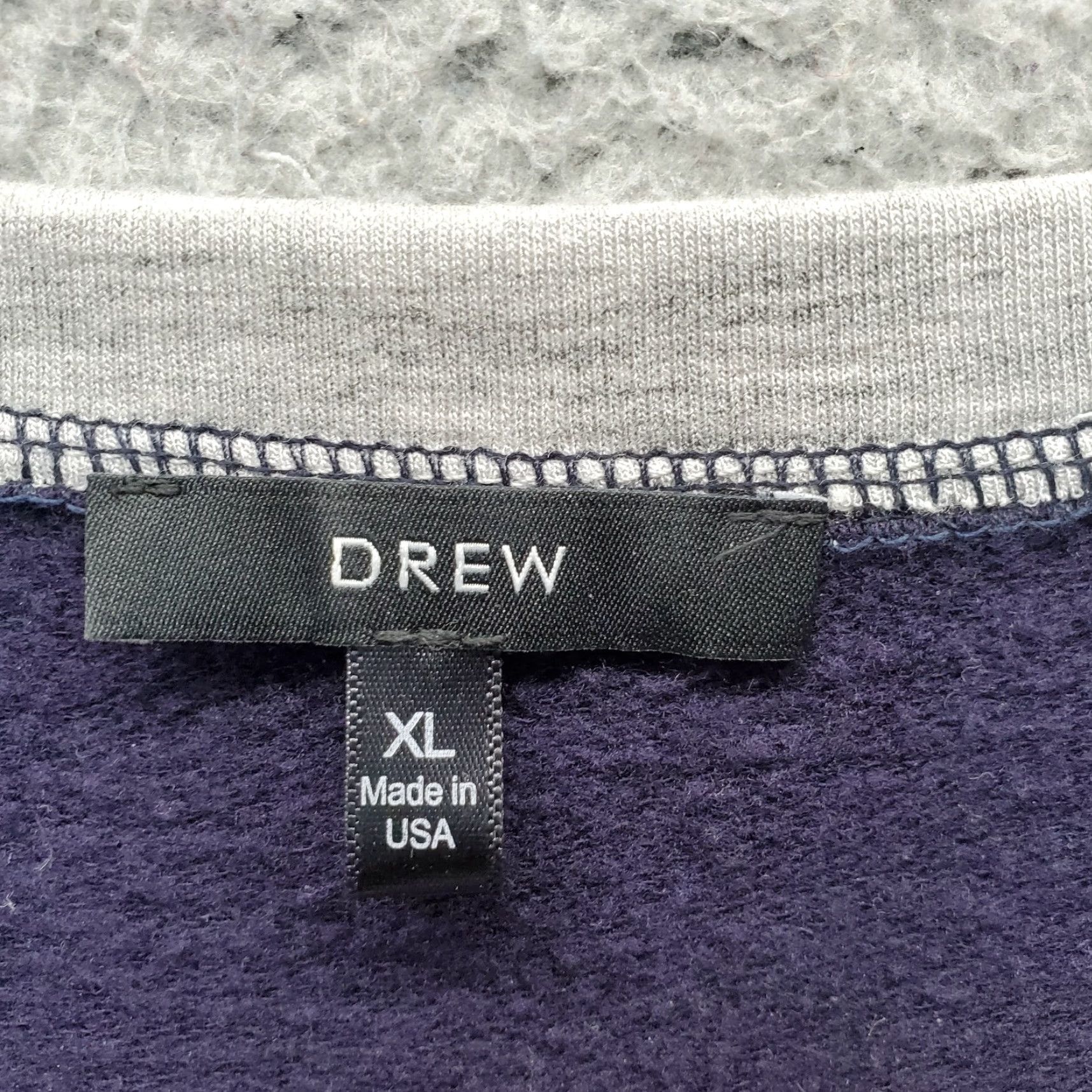 Drew Drew Womens XL Multicolor Geometric Fleece Lined Raglan Sweatshirt Size XL / US 12-14 / IT 48-50 - 8 Thumbnail