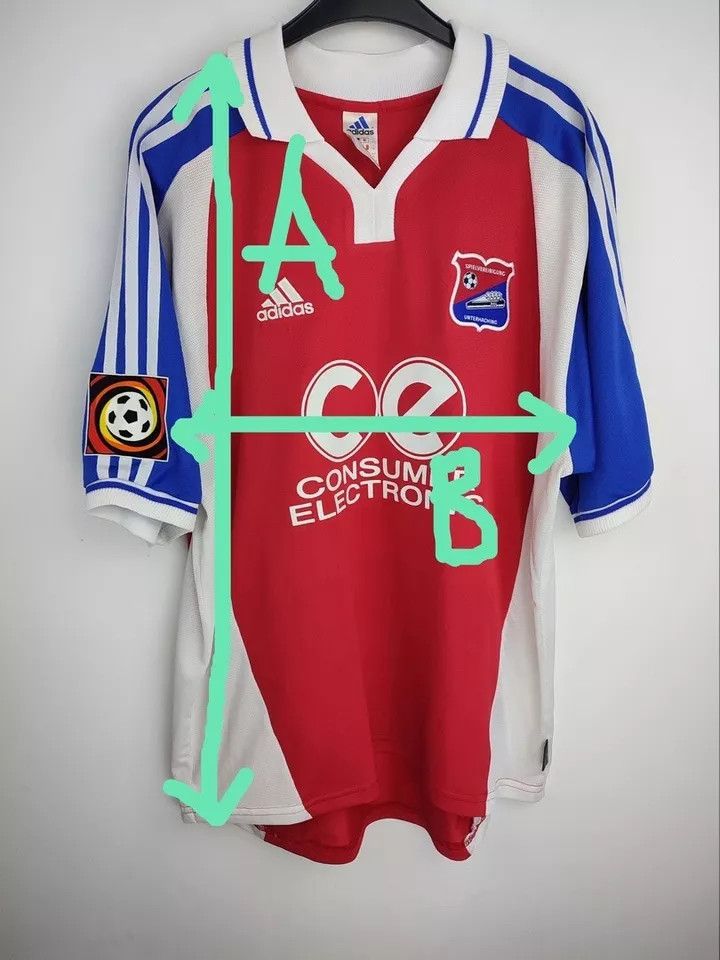 Adidas Spvgg Unterhaching home 2000-02 #Schuiteman Matchworn Size US XL / EU 56 / 4 - 9 Thumbnail