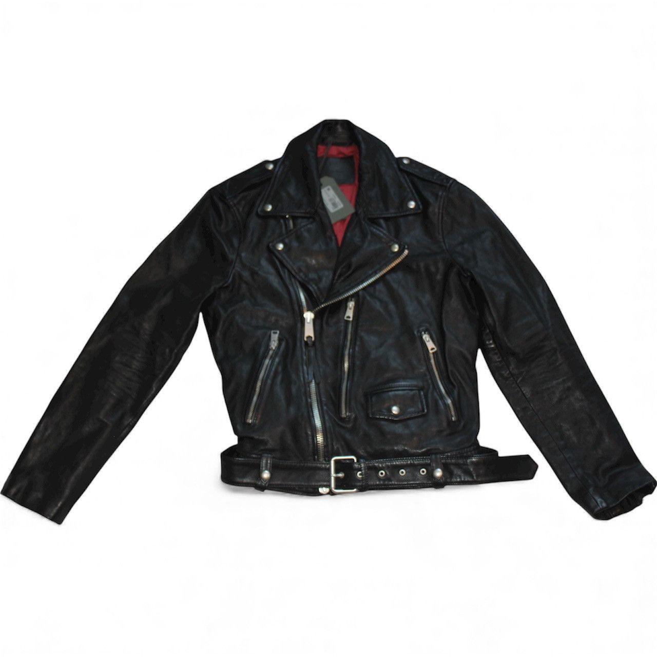 Allsaints AllSaints Leather Jacket – Black – M – New with Tags Size US M / EU 48-50 / 2 - 1 Thumbnail