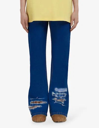 Marni o1y1125 Bootcut Jeans in Blue Size 25" / US 0 / IT 36 - 2 Thumbnail
