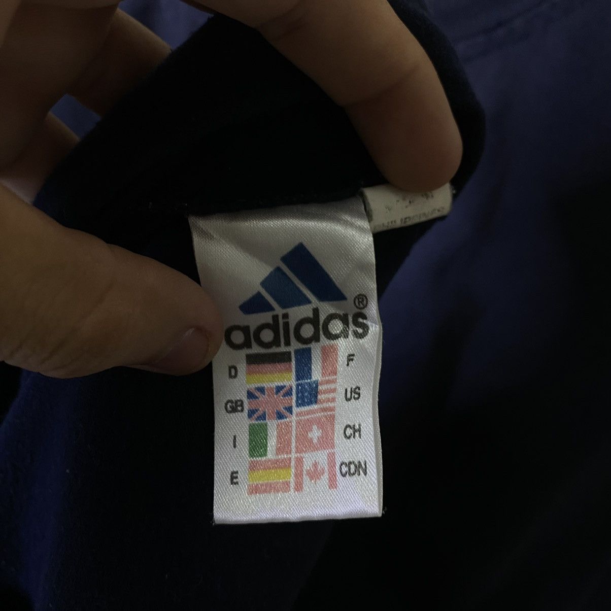 Adidas Vintage 1990s Adidas Big Logo T Shirt Size US M / EU 48-50 / 2 - 4 Thumbnail