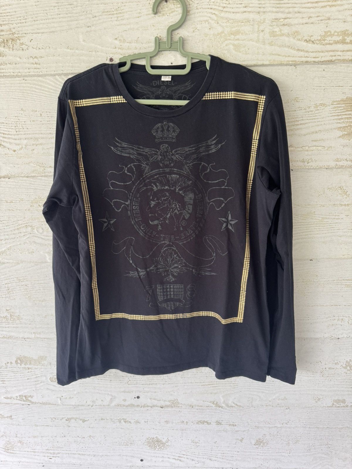 Diesel DIESEL LONG SLEEVE TEE SHIRT ITALY Size US M / EU 48-50 / 2 - 1 Thumbnail