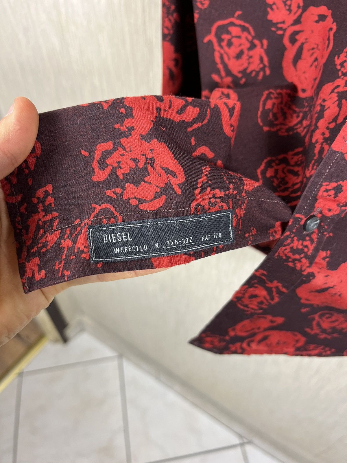 Diesel × Vintage Vintage archive Diesel Industries roses full print y2k shirt Size US M / EU 48-50 / 2 - 12 Thumbnail