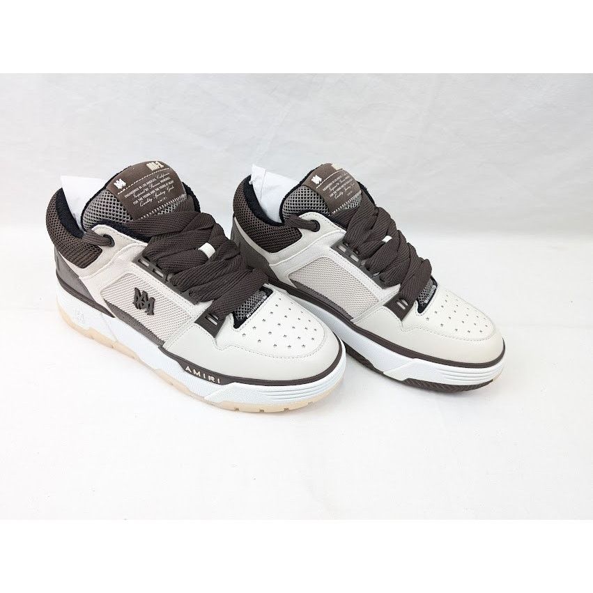Amiri o1rshd1 Q: 3 / MA-1 Low-Top Sneakers in Brown Size US 13 / EU 46 - 14 Thumbnail
