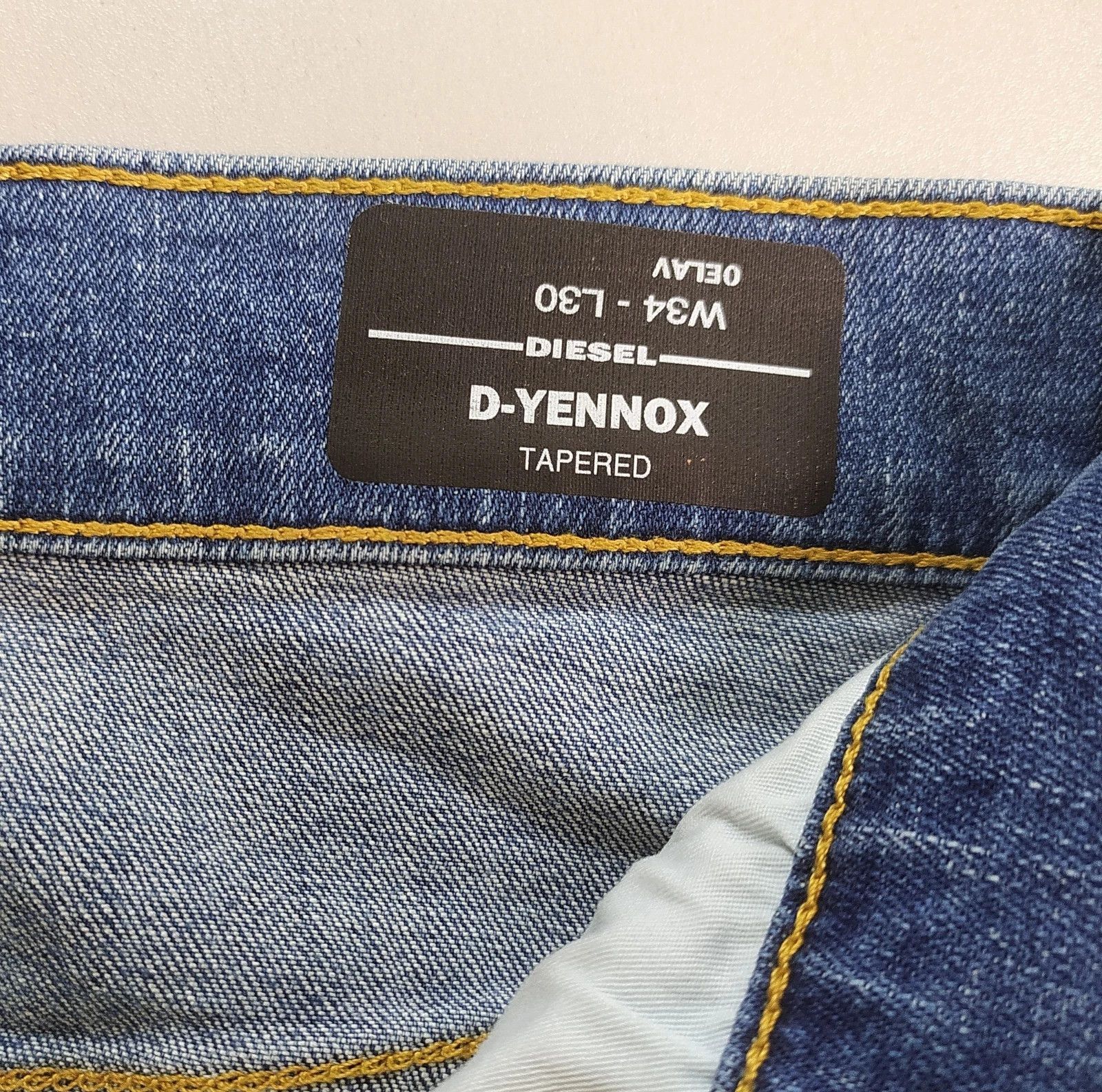Diesel Diesel D-YENNOX L.30 MENS JEANS T/9877 Size US 34 / EU 50 - 7 Thumbnail