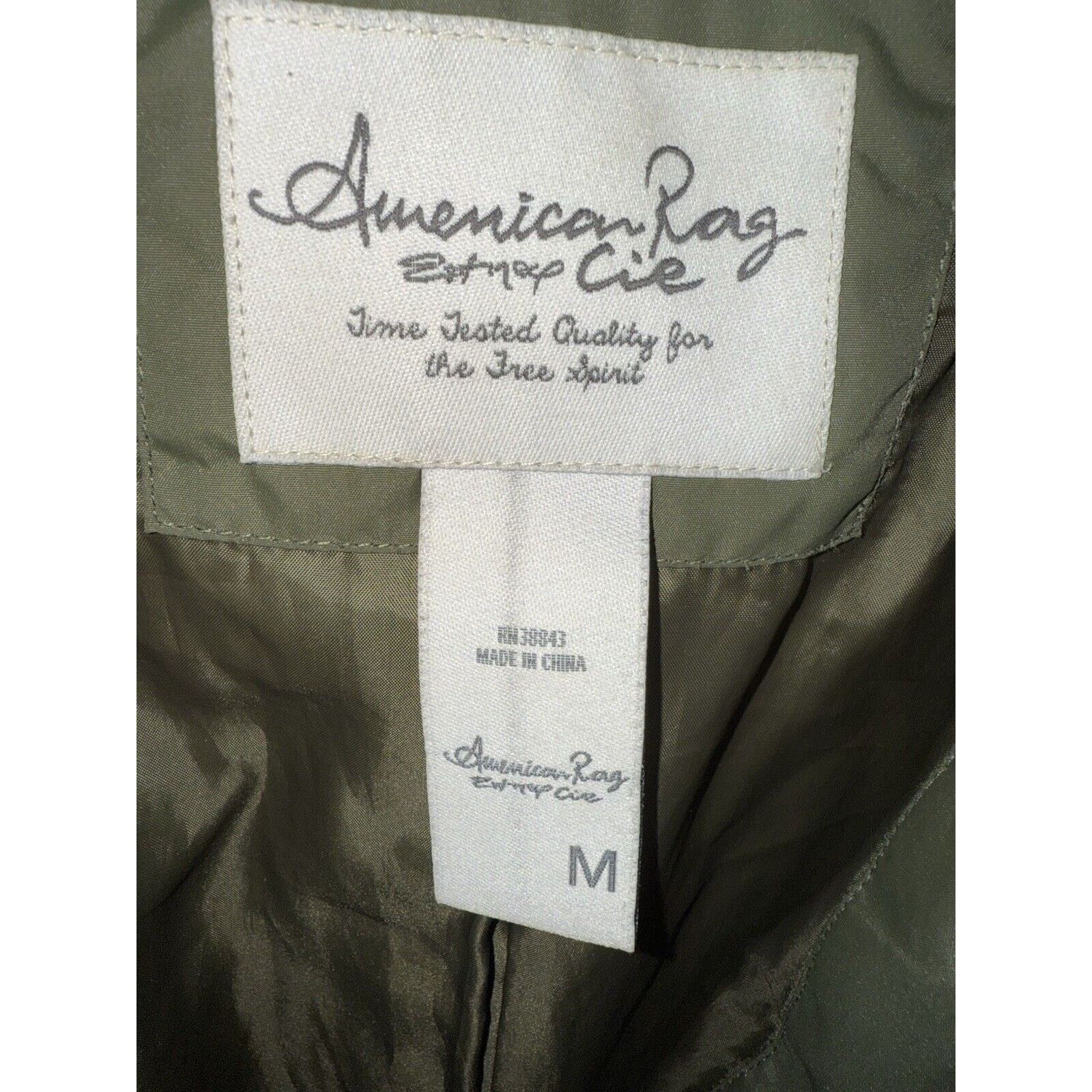 & Other Stories American Rag Puffer Jacket Parka Coat Women’s Medium Khaki Size M / US 6-8 / IT 42-44 - 9 Thumbnail