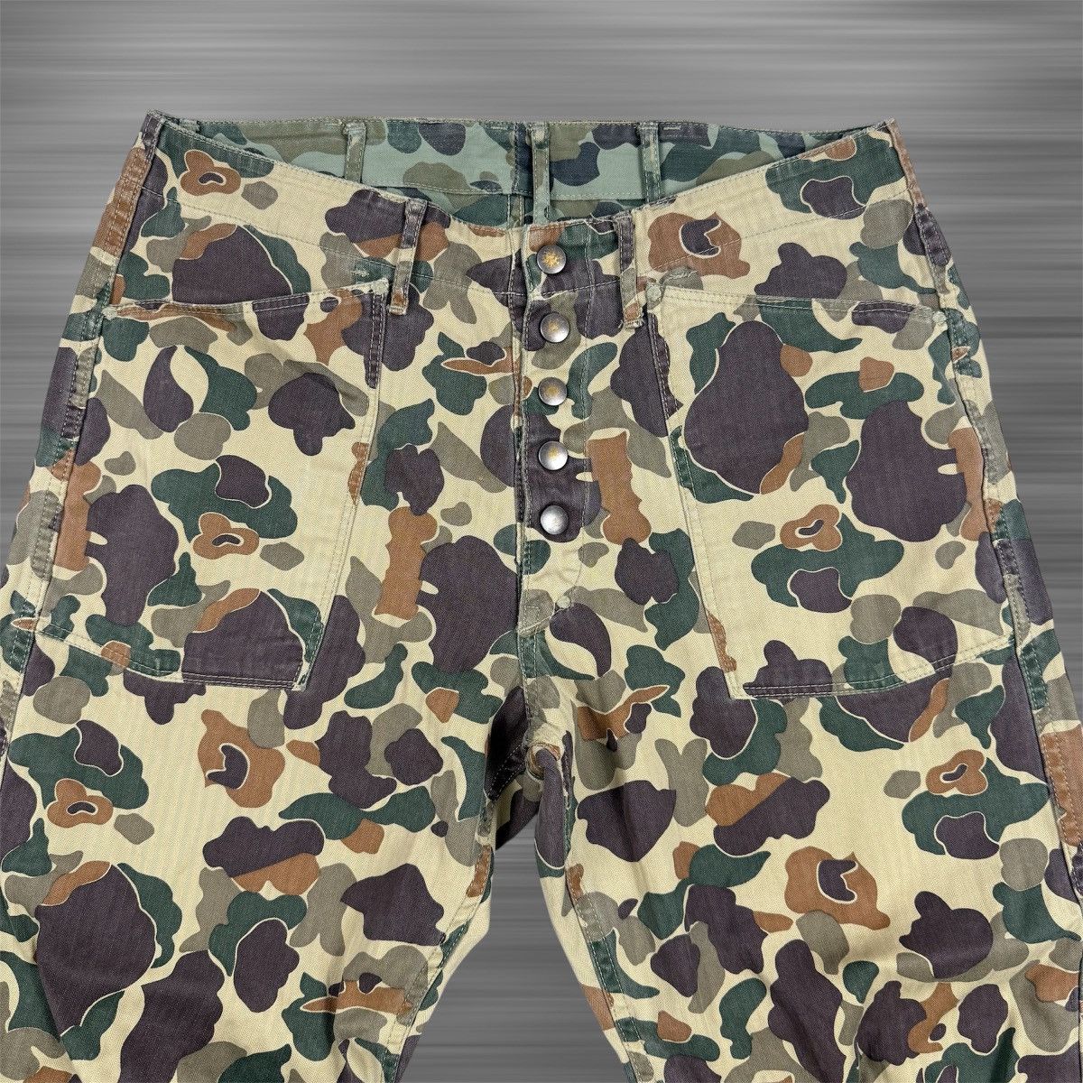 Kapital Kapital Reversible 6 Pockets Camouflage Pants Size US 32 / EU 48 - 2 Thumbnail
