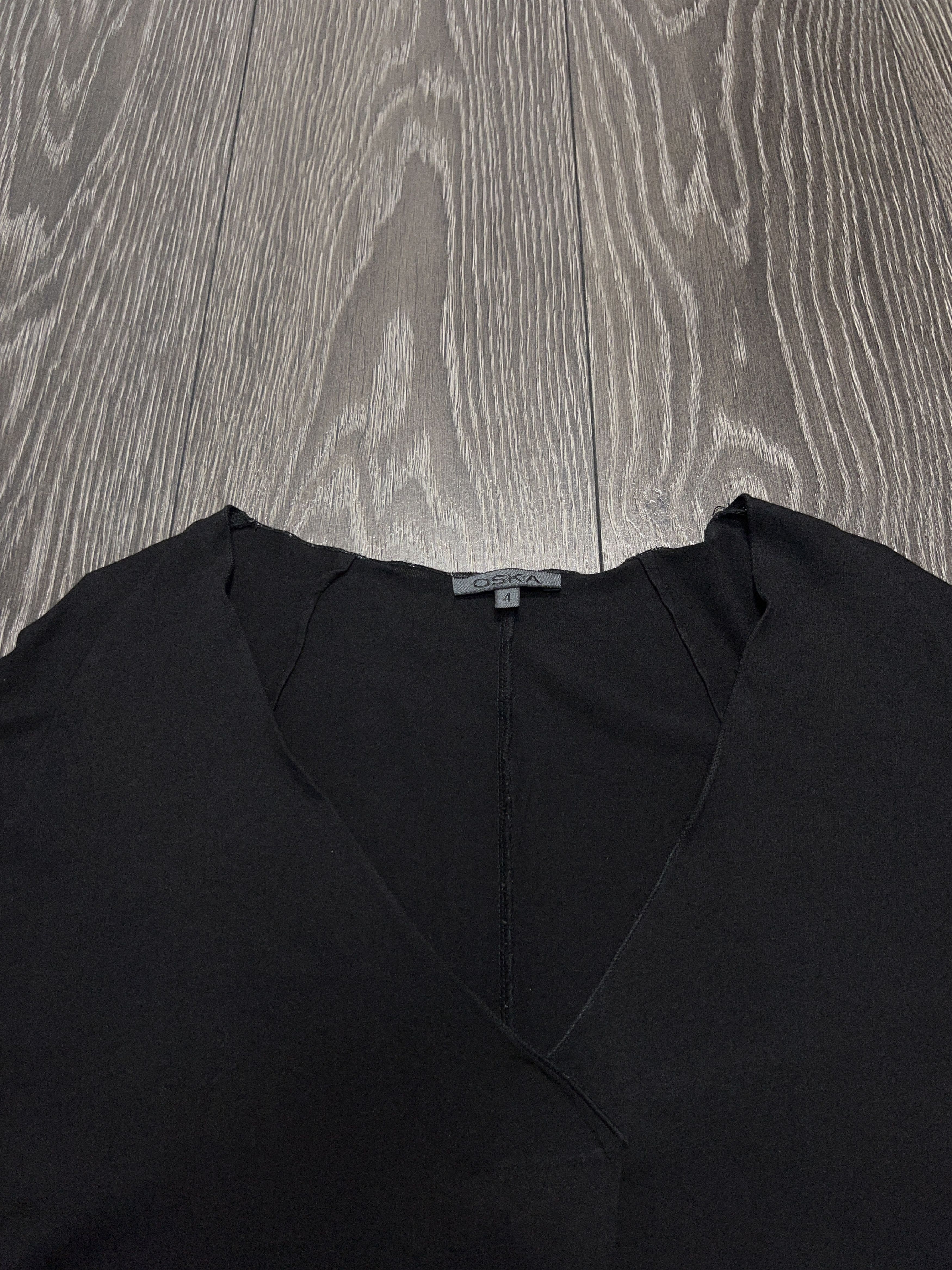 OSKA Womens Shirt Blouse Oversized Fit Size 4 US 12/14 UK 16/18 Size XL / US 12-14 / IT 48-50 - 2 Thumbnail