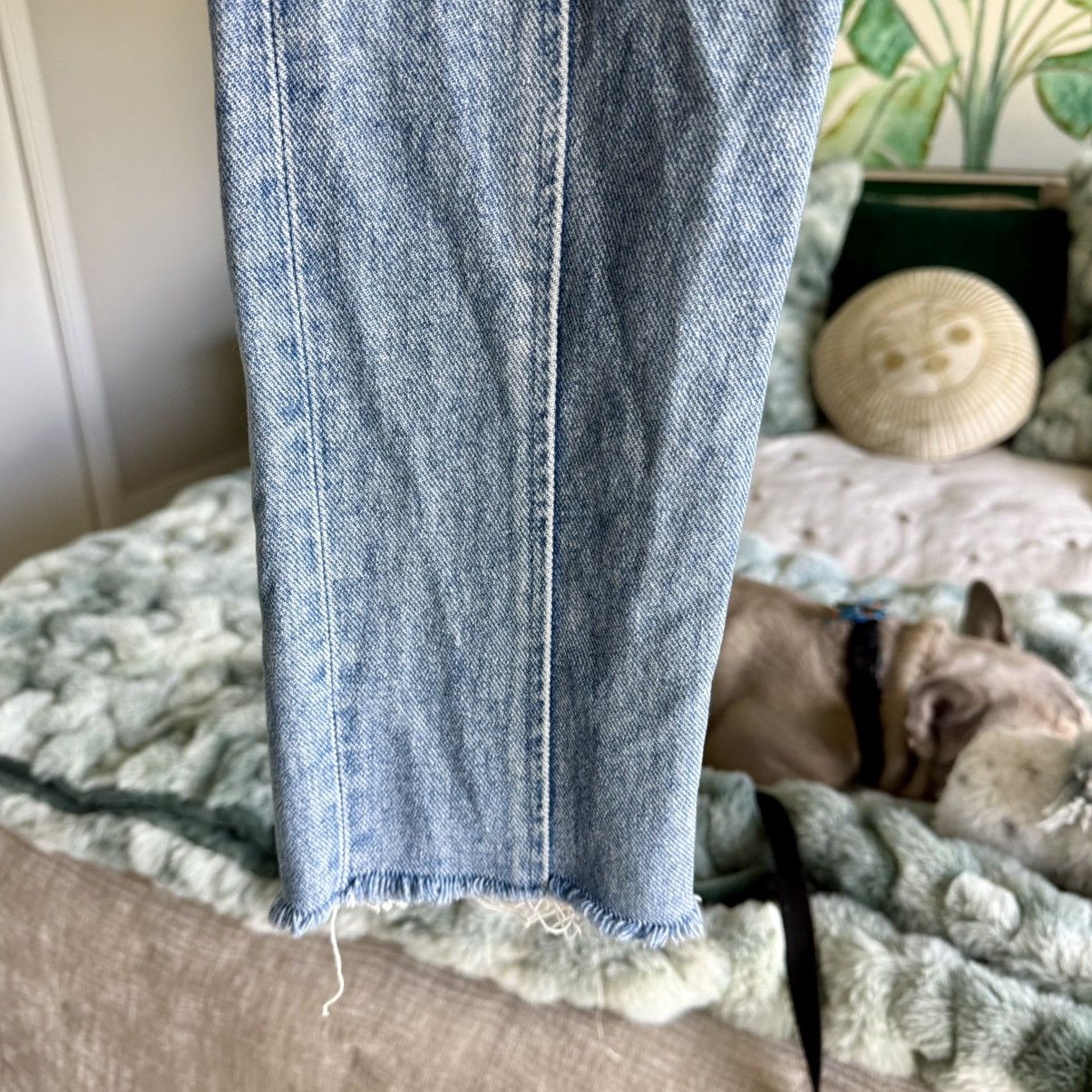 Reformation Reformation Medium Wash Seamed Ankle Jean | Size 25 Size 25" / US 0 / IT 36 - 9 Thumbnail