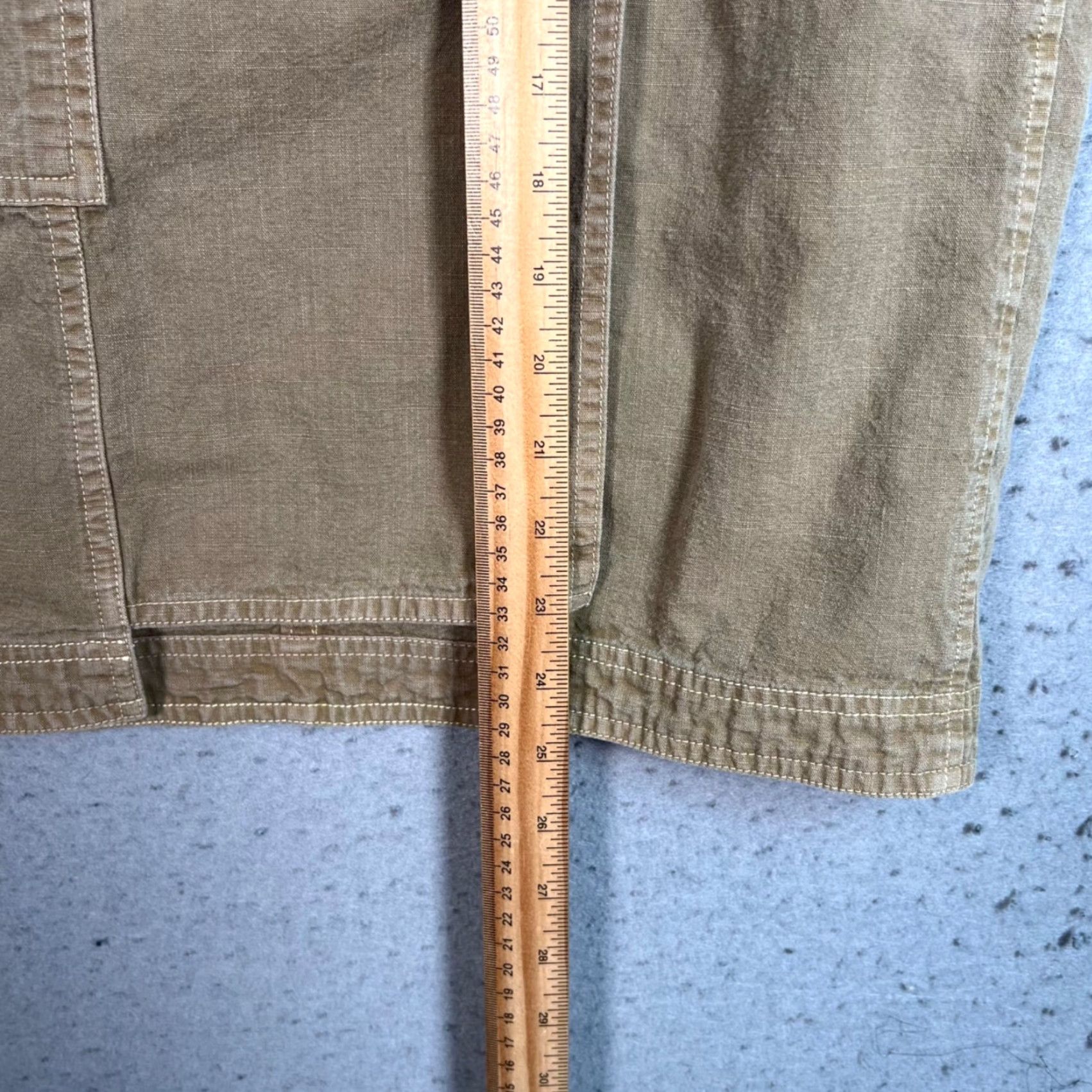 Rag & Bone Rag & Bone Womens Olive Green Button-Front Utility Midi Skirt With Pockets Skirt Women Olive Green Button-Front Midi Skirt With Pockets Size 42" / US 20 - 5 Thumbnail