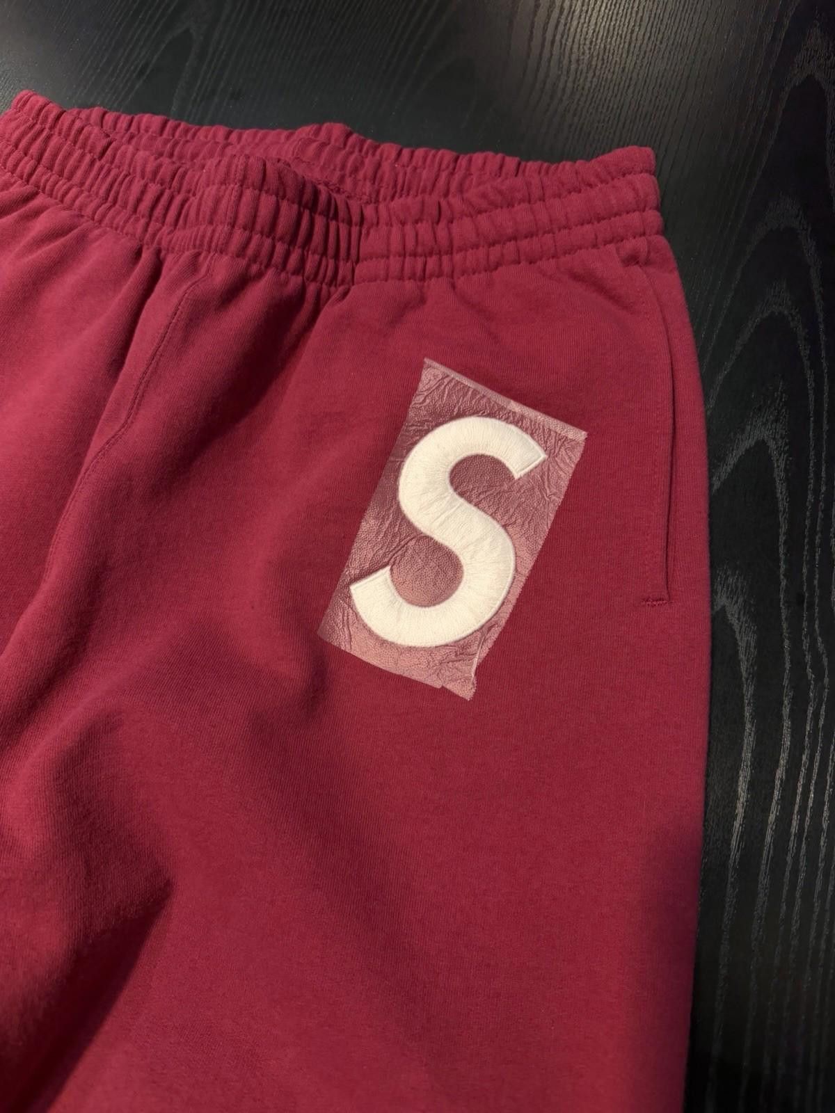 Supreme Supreme S Logo Sweatpants Red (SS25) Brand New Size Medium Size US 32 / EU 48 - 5 Thumbnail