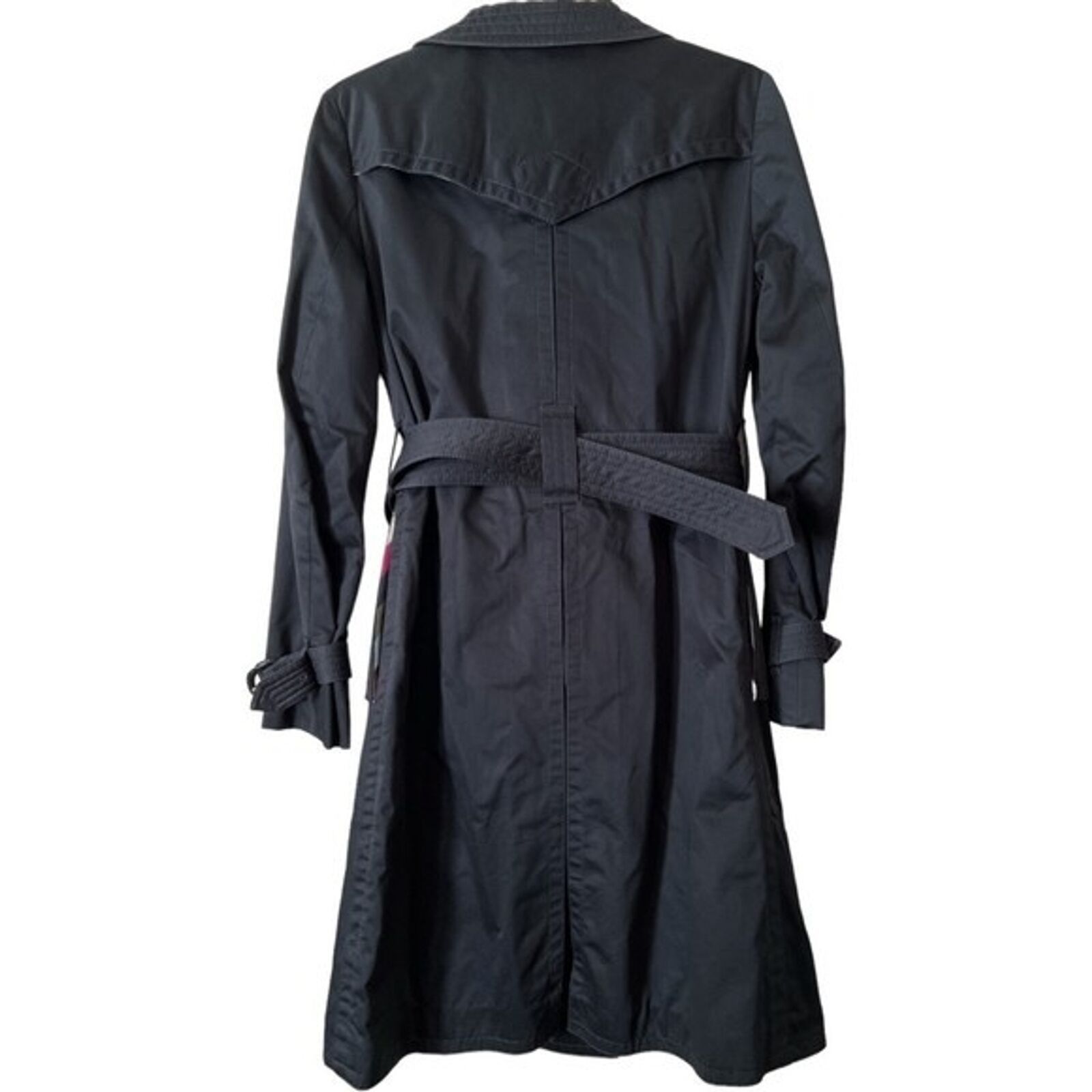 Coach COACH 1941 Navy Trench Coat, XS/US2 SRP: $2500 Size XS / US 0-2 / IT 36-38 - 4 Thumbnail