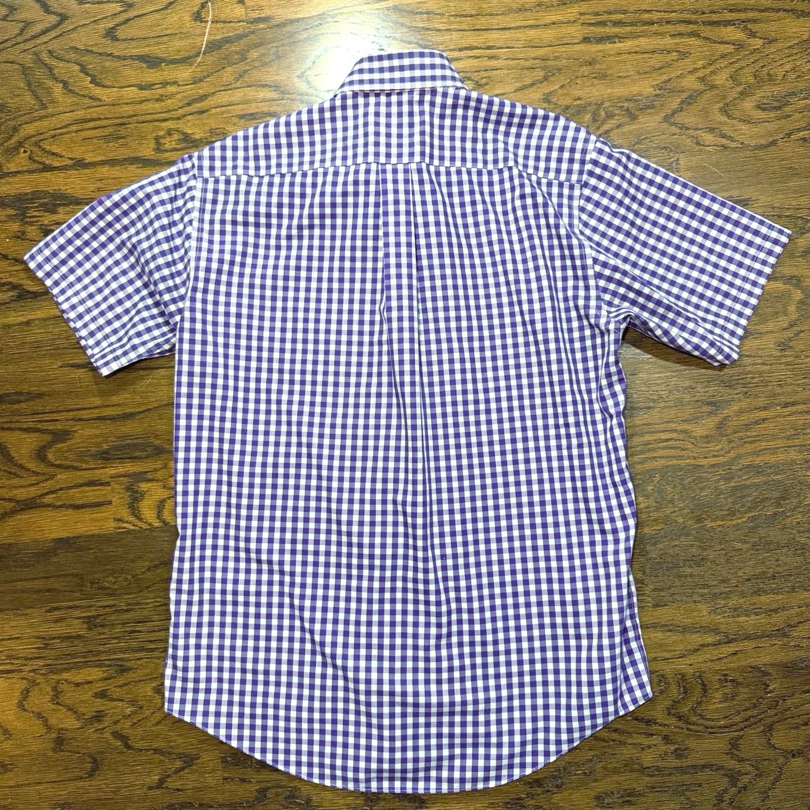 Brooks Brothers Brooks Brothers Gingham Short Sleeve Shirt M Supima Cotton Size US M / EU 48-50 / 2 - 4 Thumbnail