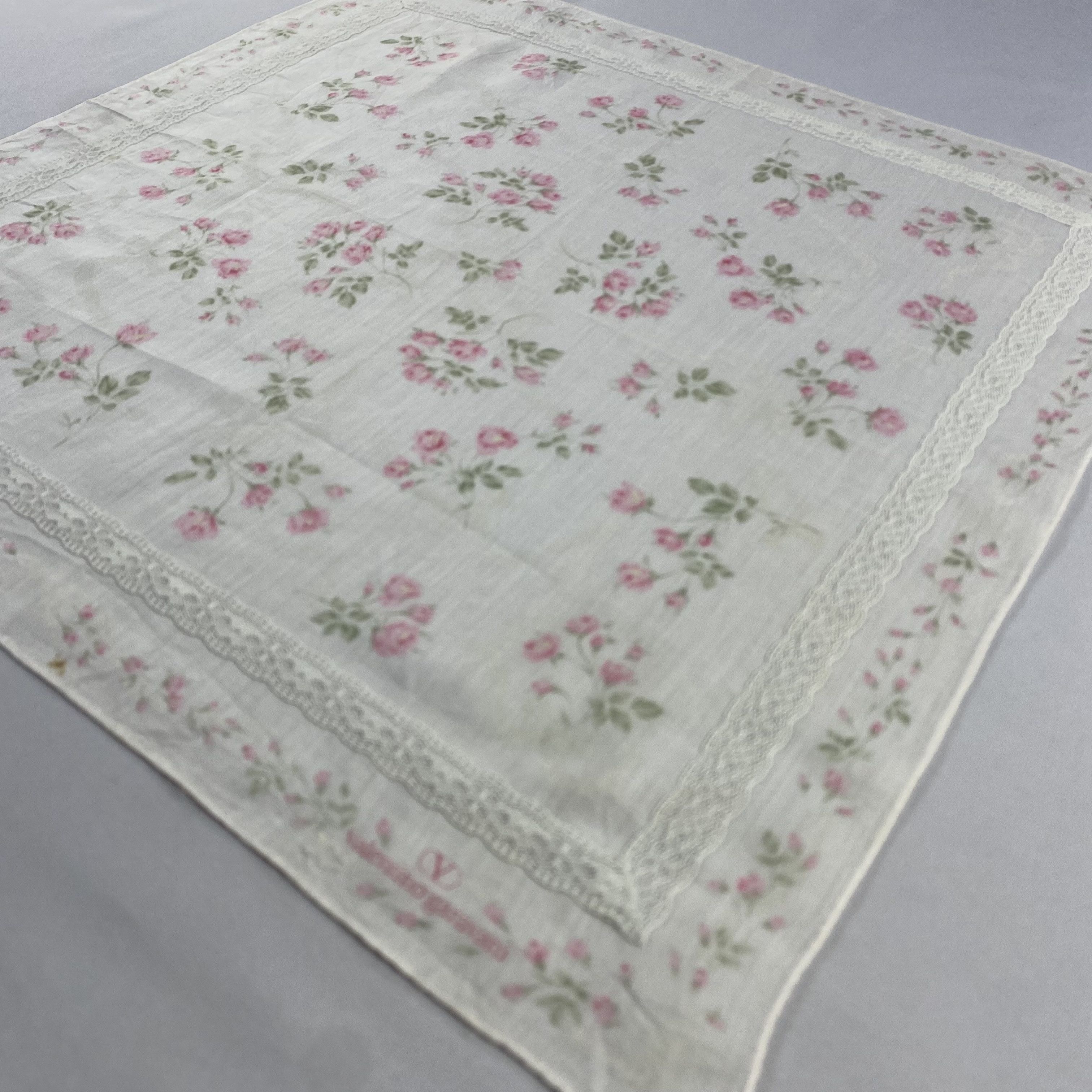 Valentino × Vintage Valentino Garavani Bandana/ Handkerchief / Neckerchief-P1799 Size ONE SIZE - 2 Thumbnail