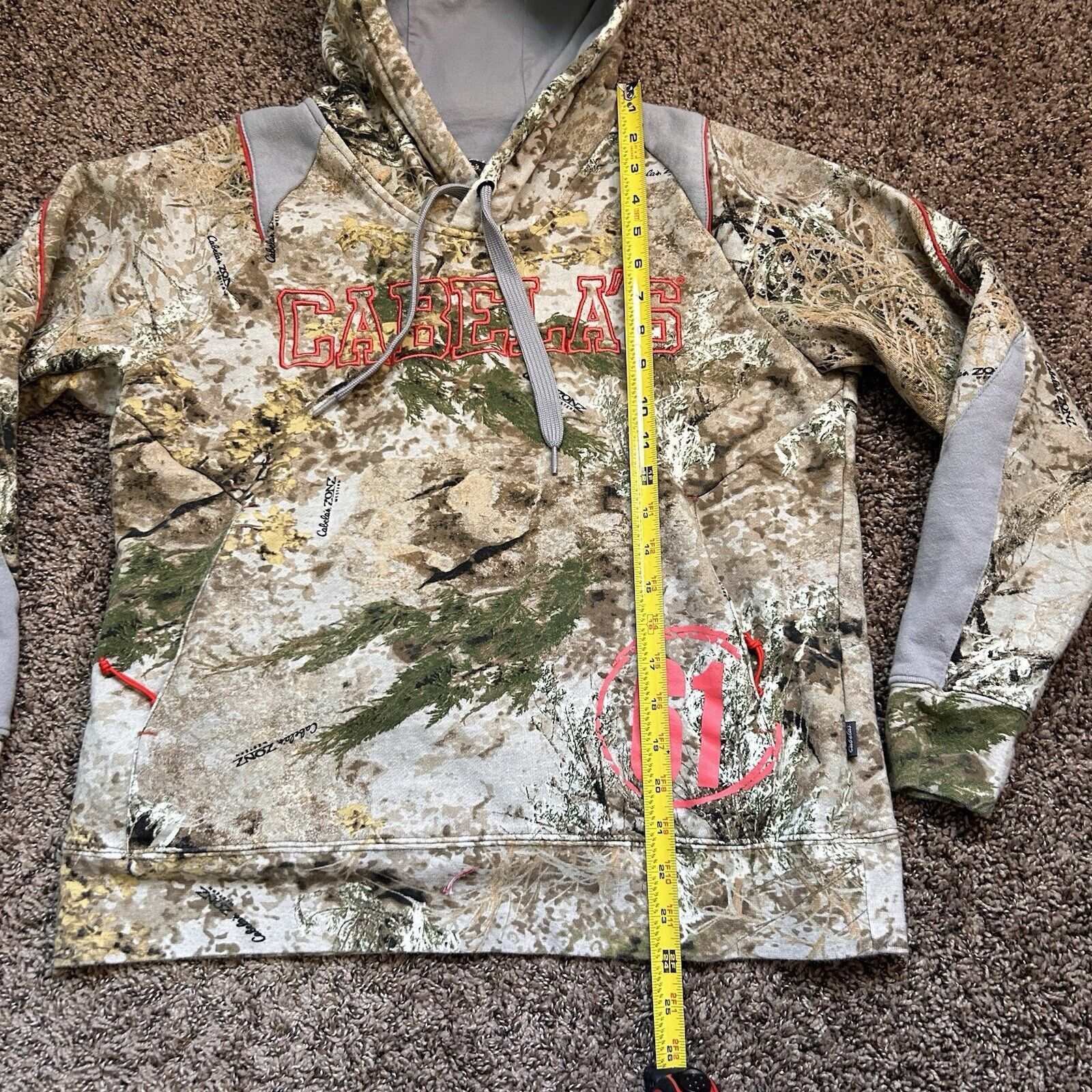 Cabelas Cabela's Camo Hoodie Women's Medium Green Camouflage Size M / US 6-8 / IT 42-44 - 11 Thumbnail