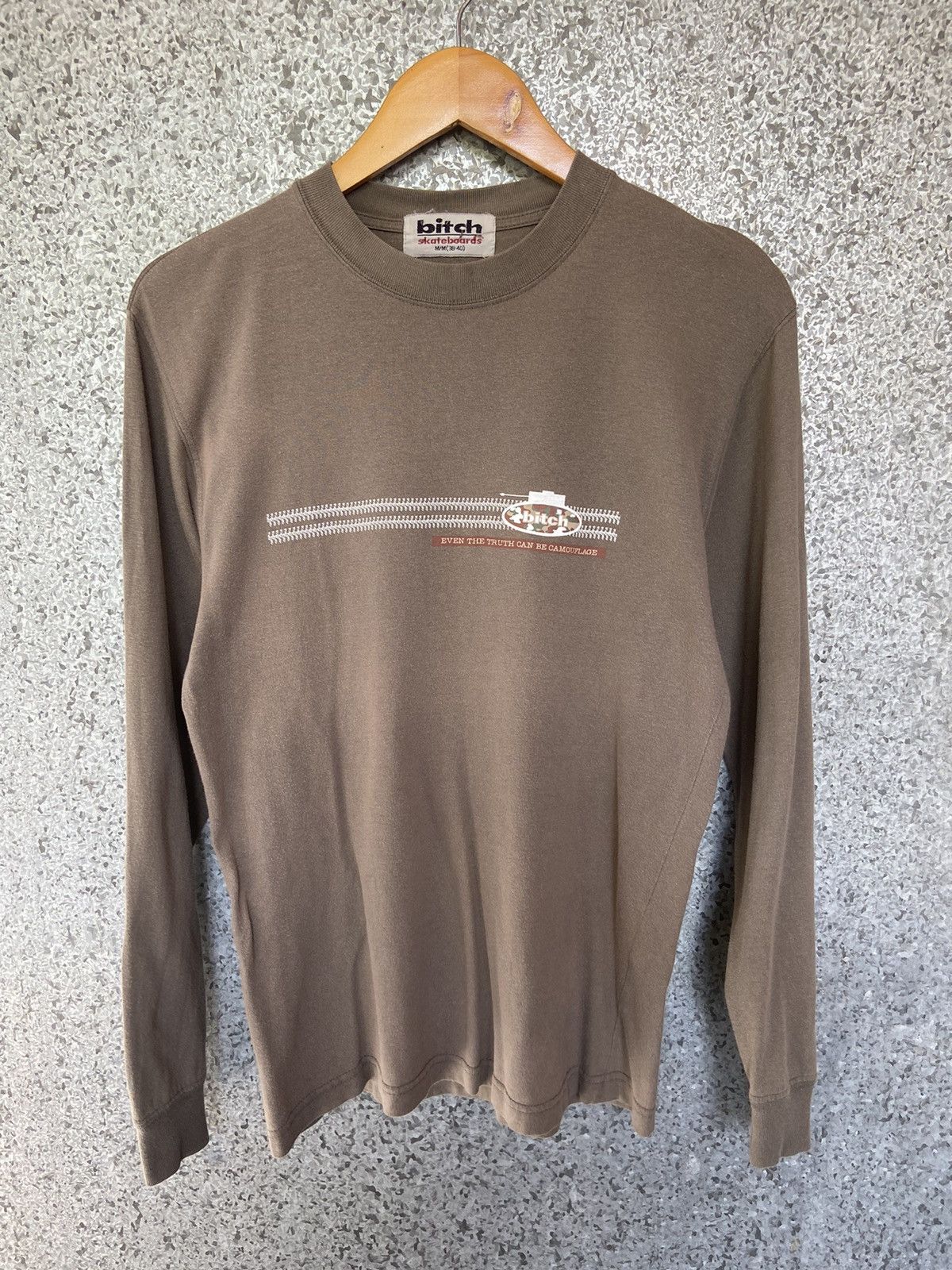 Shorty's Skateboards 🔥 Vintage 90s Vintage BITCH Skateboards t shirt long sleeve Size US M / EU 48-50 / 2 - 1 Thumbnail
