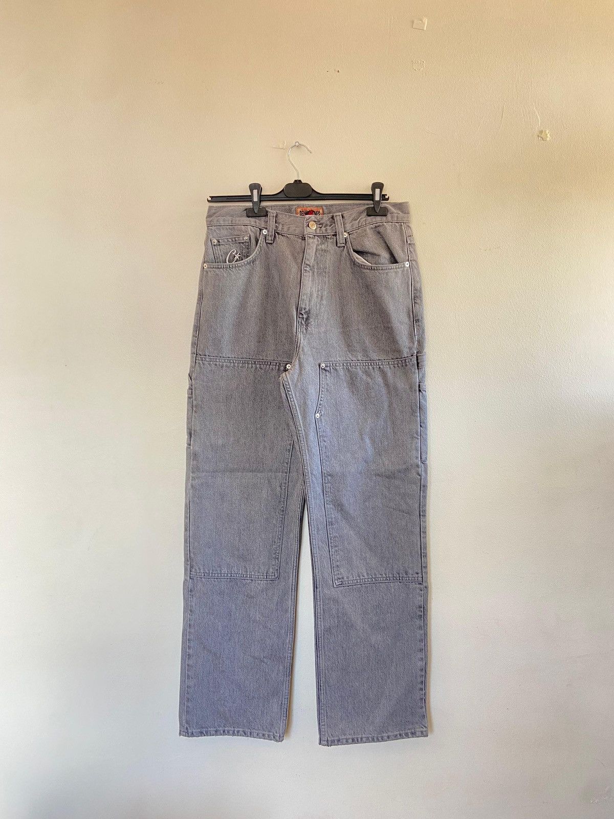Corteiz × Vintage Corteiz Embossed C-Star Denim Work Pants