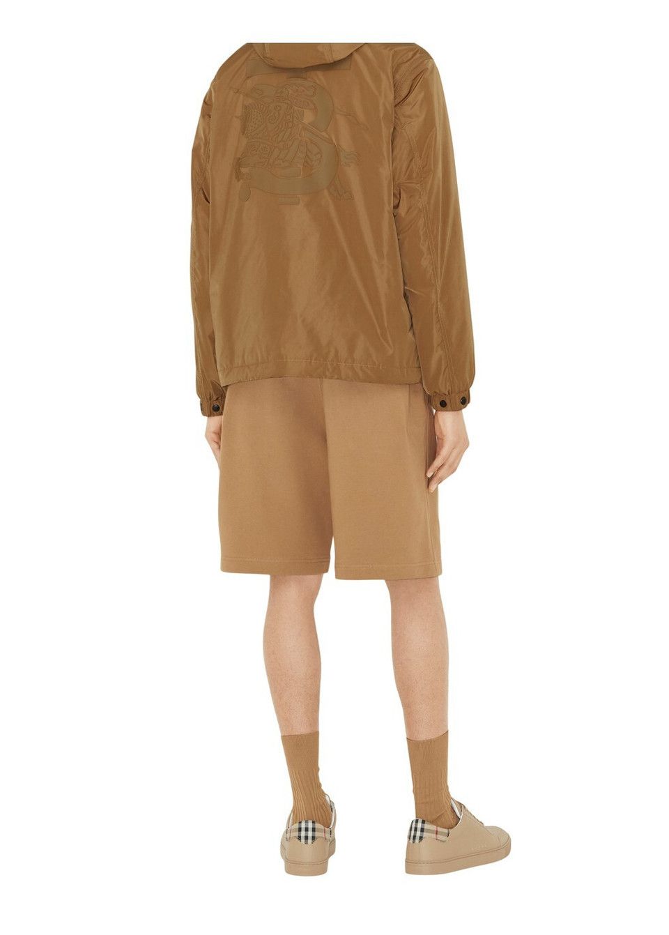 Burberry o1srvl11e0724 Monogram Taffeta Hooded Jacket in Camel Size US XXL / EU 58 / 5 - 2 Thumbnail