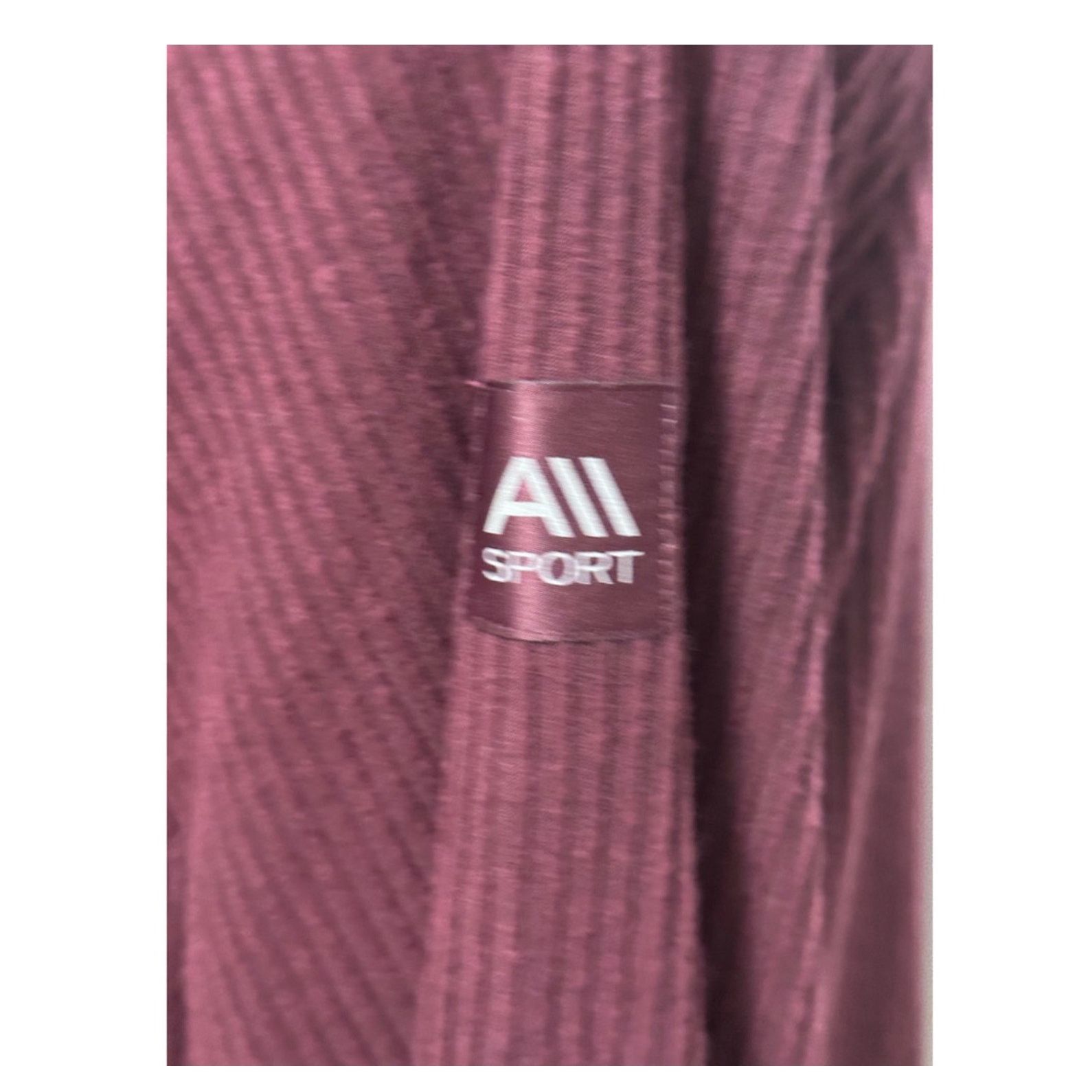 Andrew Marc Andrew Marc Sport Turtle Neck Zipper Ribbed Burgundy L NWT Size L / US 10 / IT 46 - 5 Thumbnail