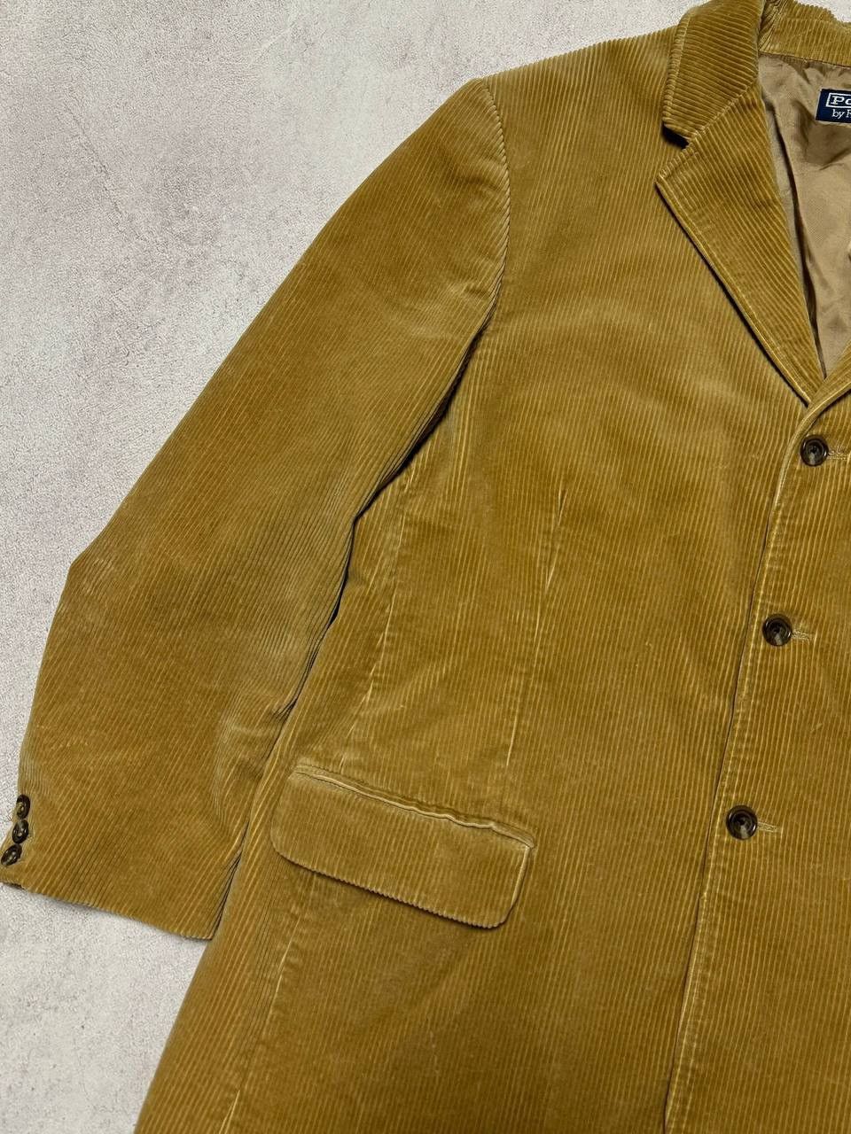 Polo Ralph Lauren × Vintage Vintage Polo Ralph Lauren Blazer Corduroy Mens 90s Size 48R - 3 Thumbnail