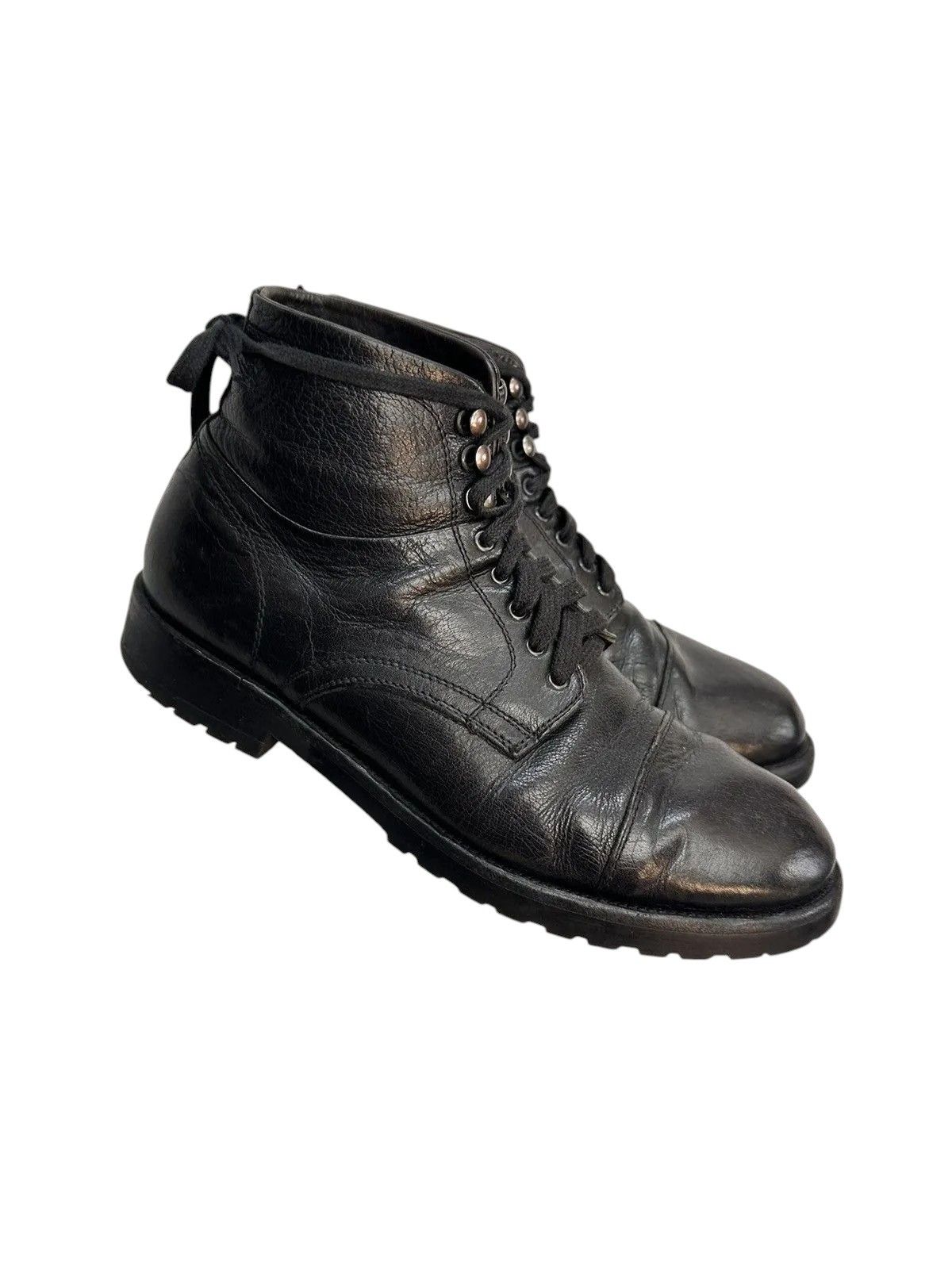 Vintage Leather AS 98 STYLE AVANT-GARDE Boots BROGUE Guidi Size US 8 / EU 41 - 12 Thumbnail